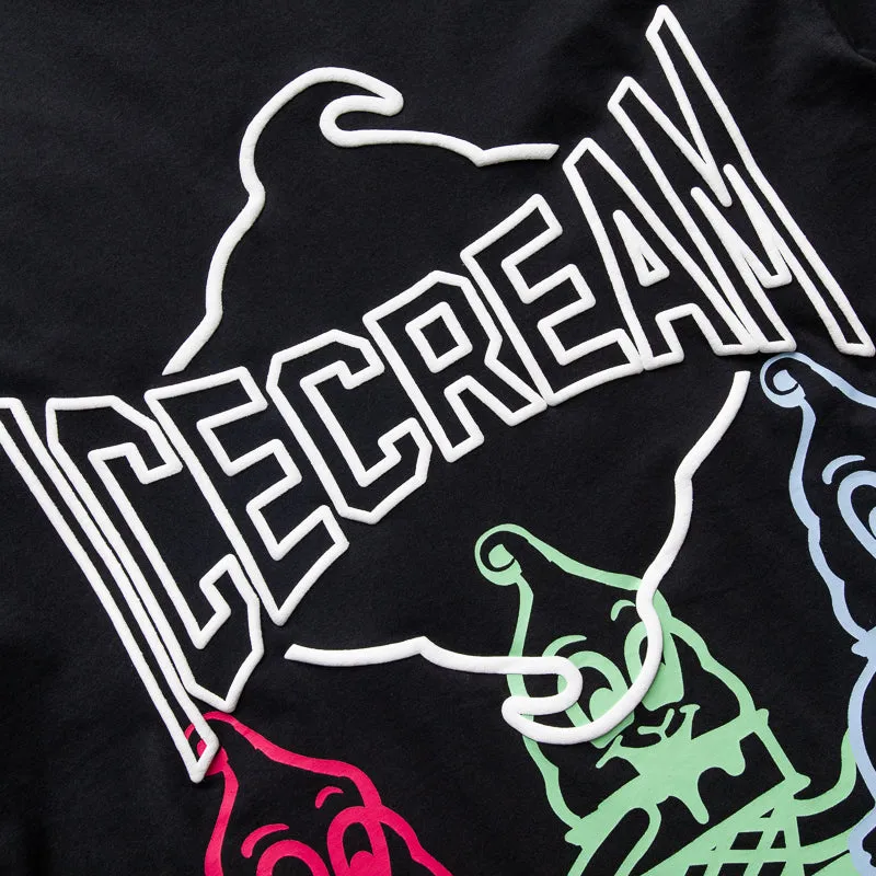 weekday Iron safe Ice Cream The Gang Knit Tee - Stretch Limo