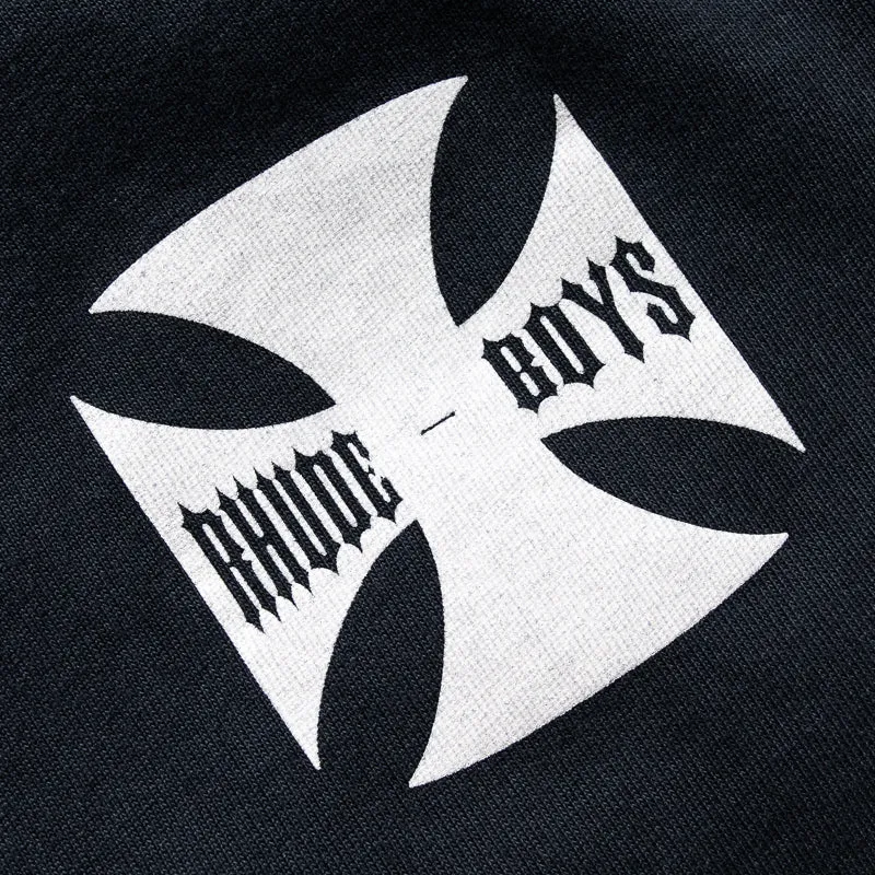 Male polka-dotted Rhude Boys Tee - Vintage Black