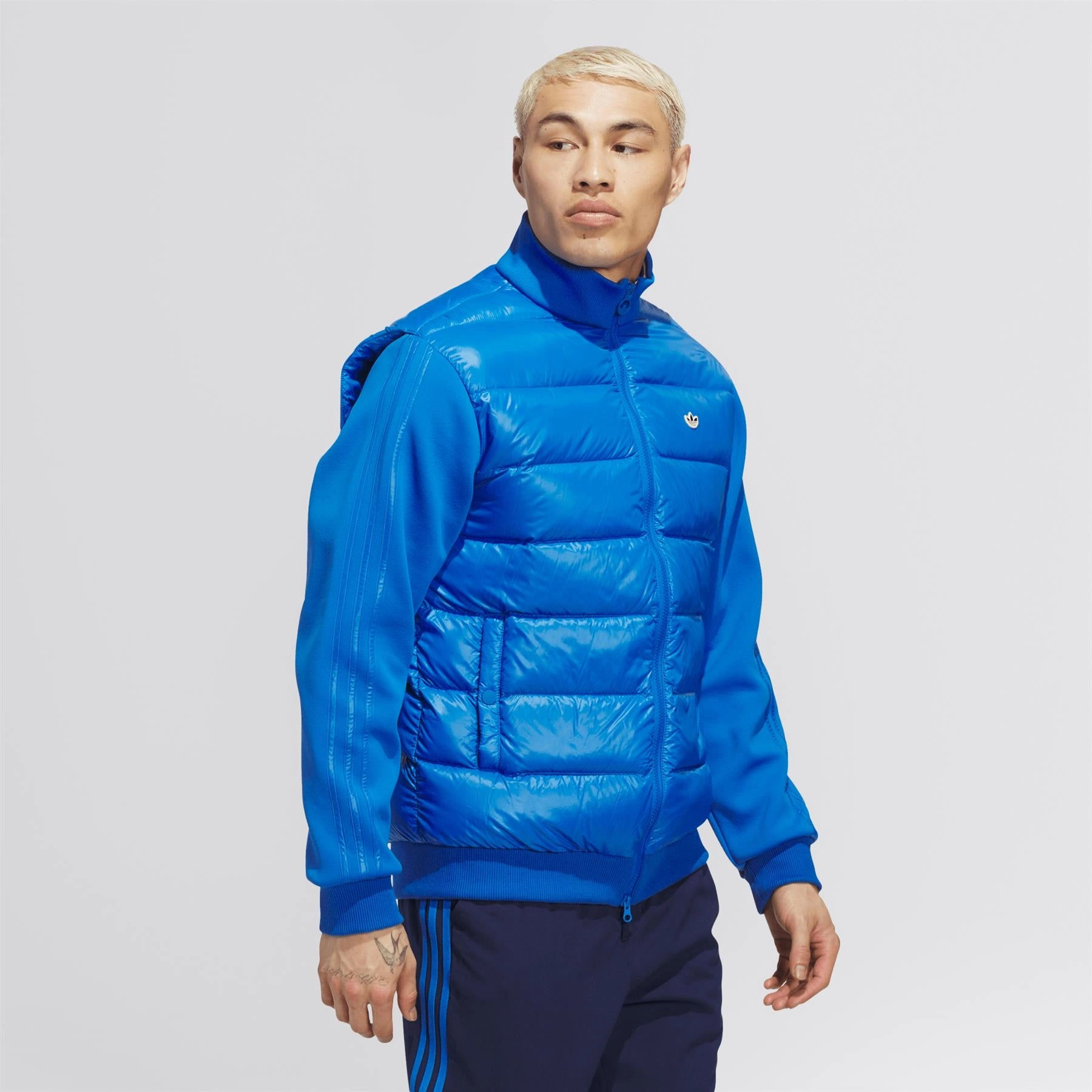 Down Jacket Bluebird Bonded Shoulder Guards Double layer fabric