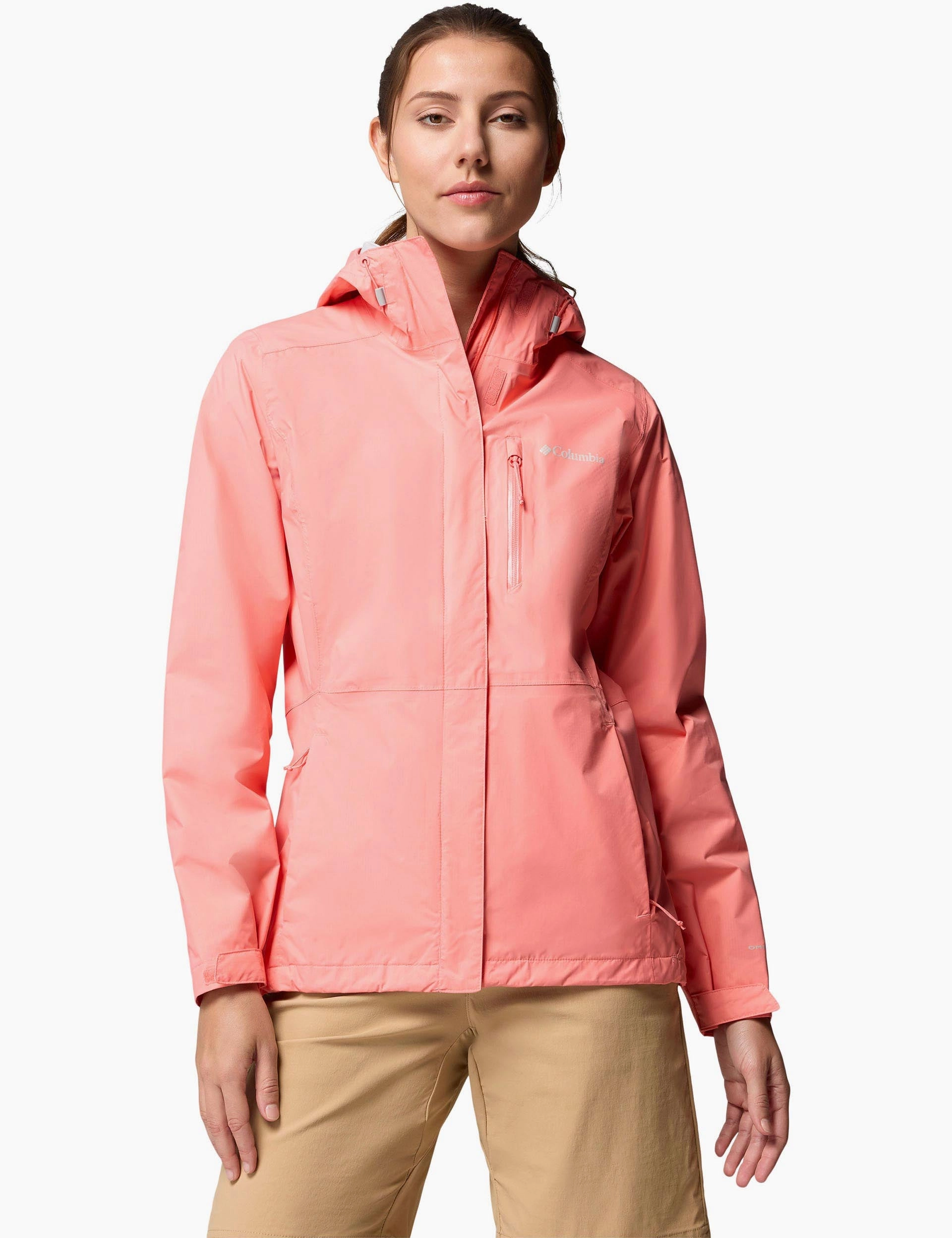 Pouring Adventure III Waterproof Hiking Jacket - Alpenglow Day To Night Wear Soft Fleece Interior