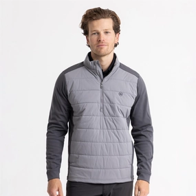 Weld Hybrid Half Zip Jacket Iridium/Oslo Grey Outdoor Activity Casual Smart