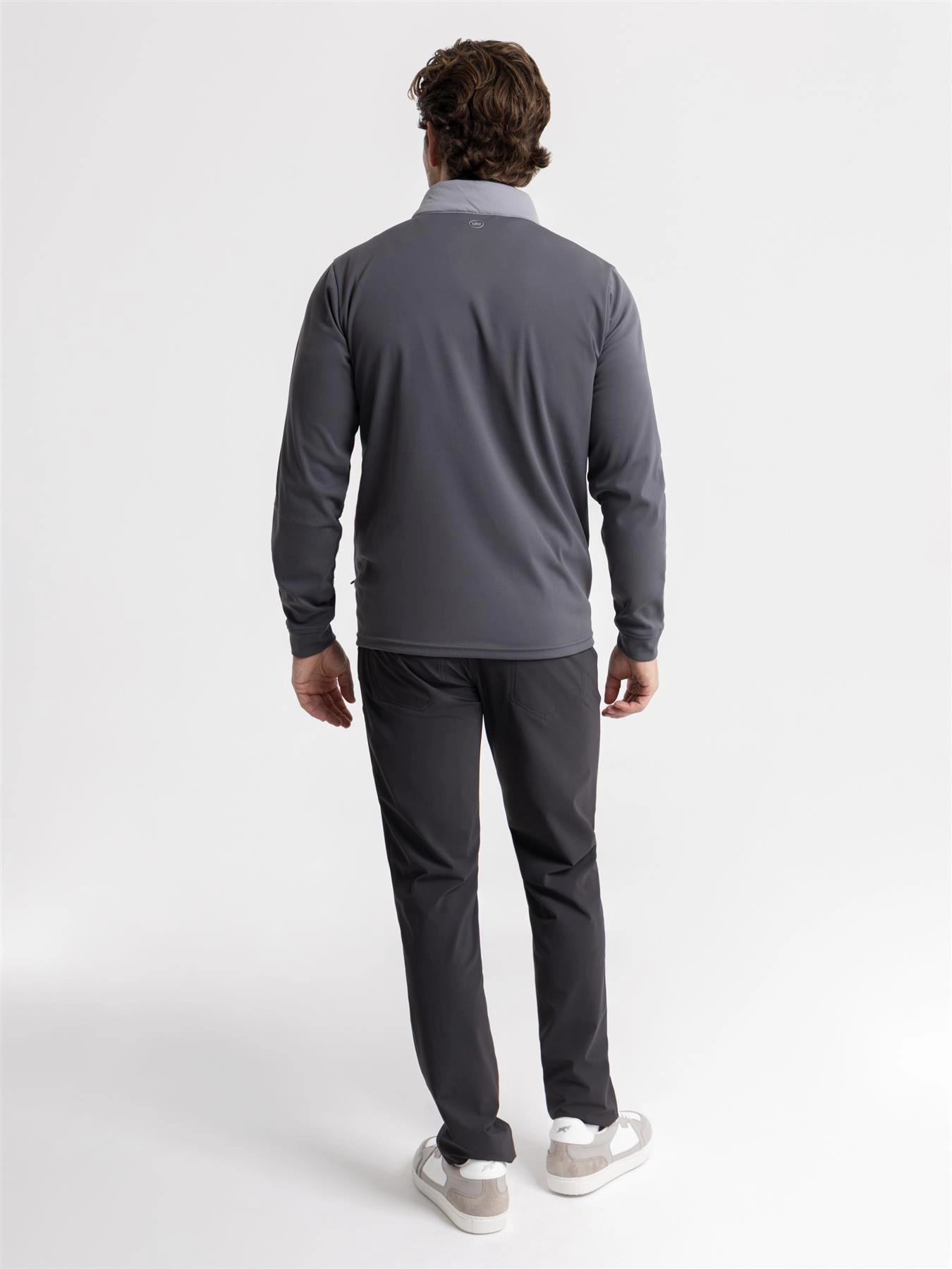 Base-layer Weld Hybrid Half Zip Jacket Iridium/Oslo Grey