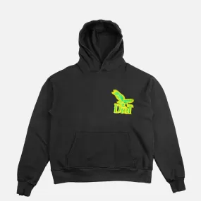 BLUR EAGLE HOODIE - VINTAGE BLACK Trust Glow