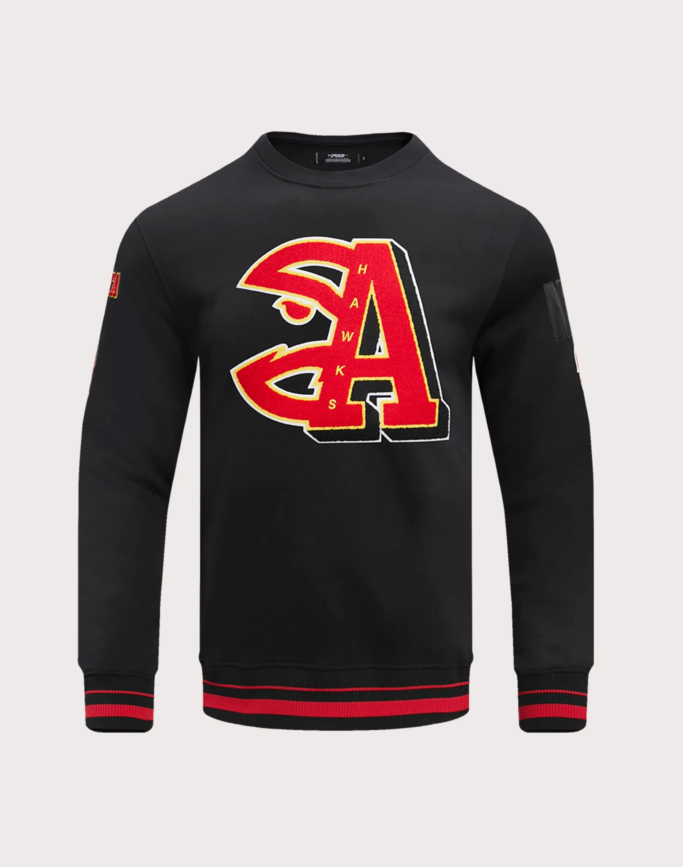 FlexibleWaistband Pro Standard NBA Atlanta Hawks Mashup Rib Crewneck