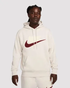 Nike Club Fleece Pullover Hoodie Smile Ease Brave Mode