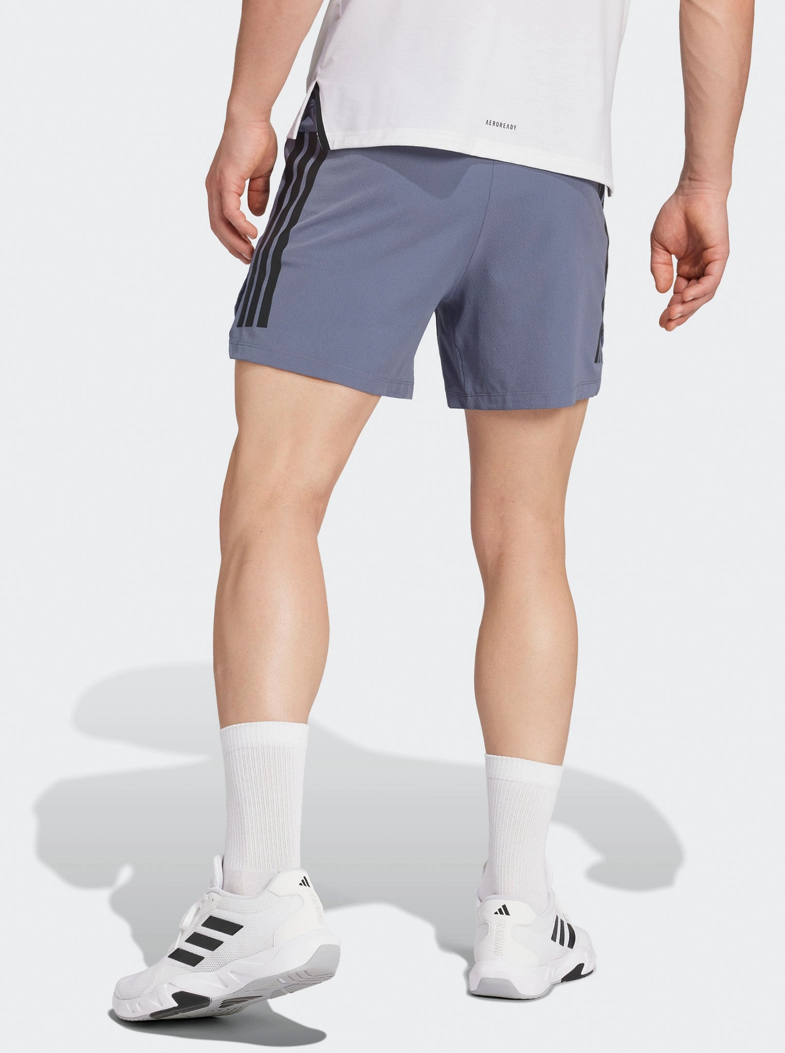 tropical style Power 3-Stripes Shorts