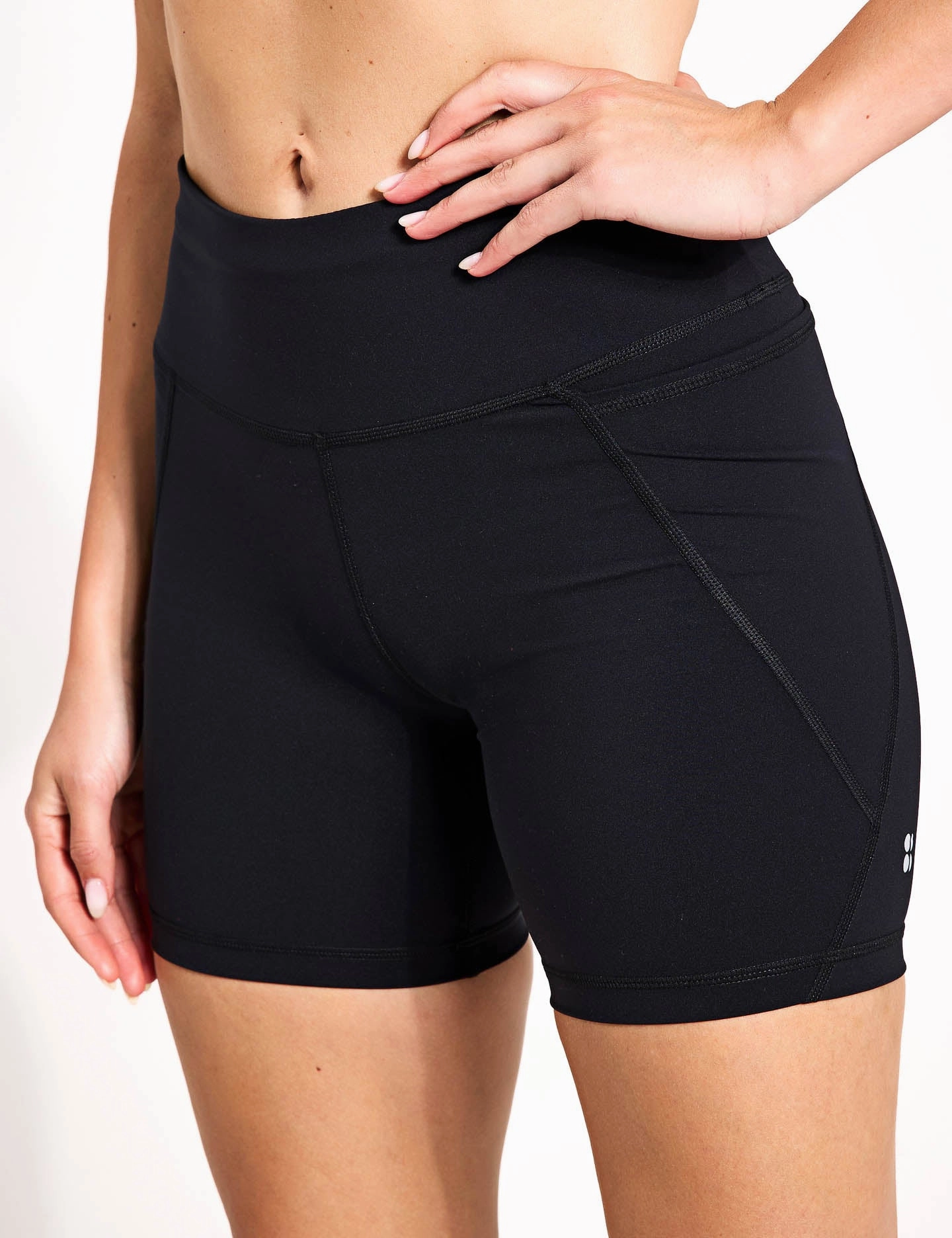 Power 6" Cycling Shorts - Black runners
