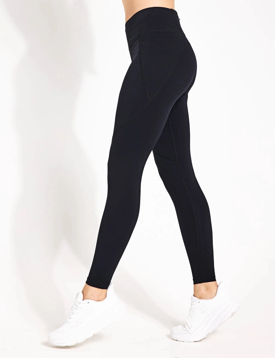 Flexible Wear Yoga Class Comfort Seeker Power Gym Leggings - Black