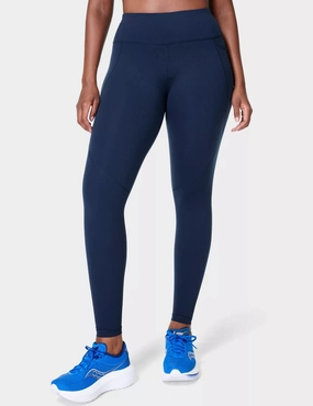 Power Gym Leggings - Navy Blue For Men Airport Travel