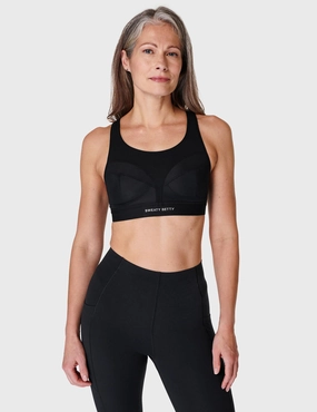Flexible structure Power Pro Running Bra - Black