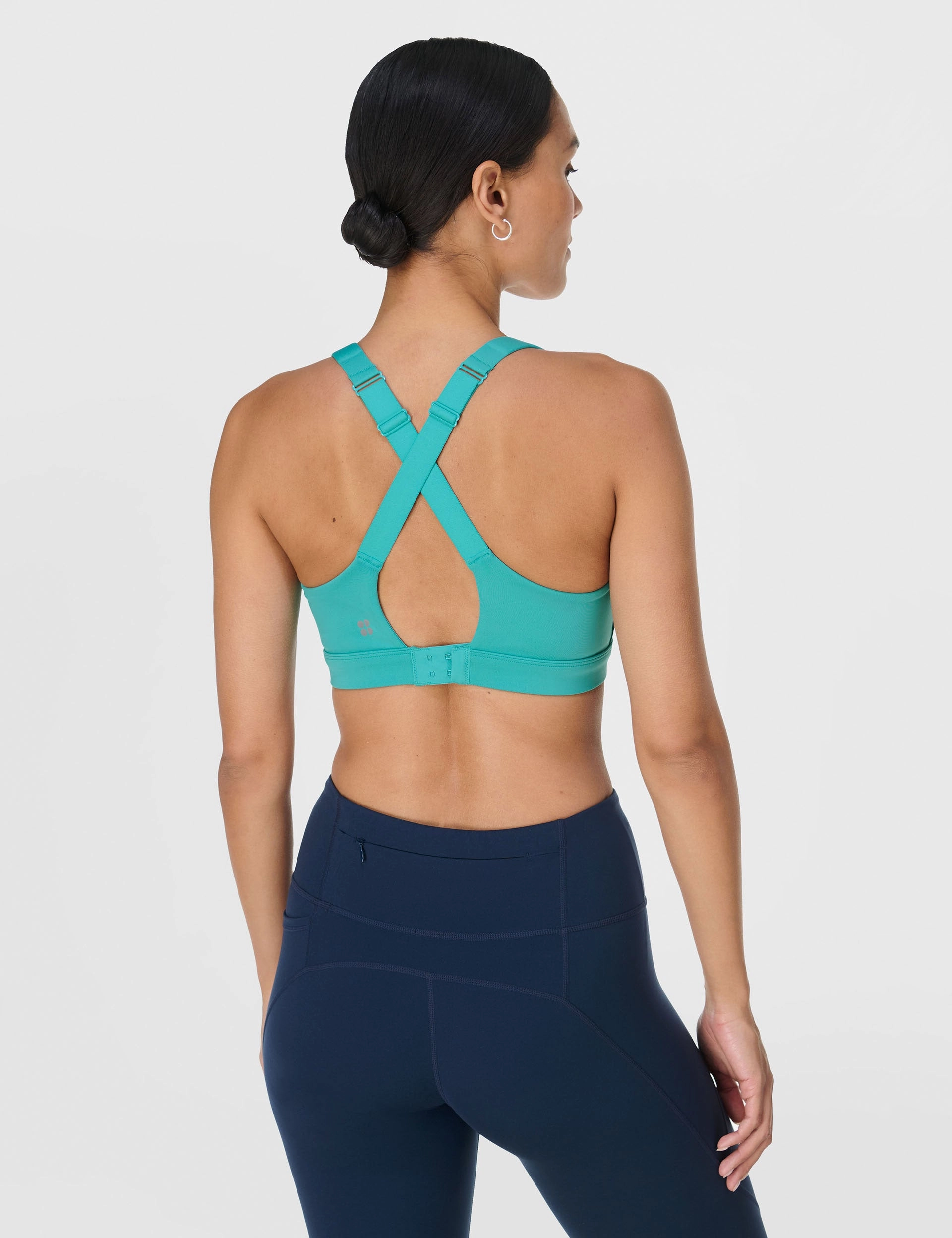 layering Wear alone Power Pulse Bra - Ripple Blue