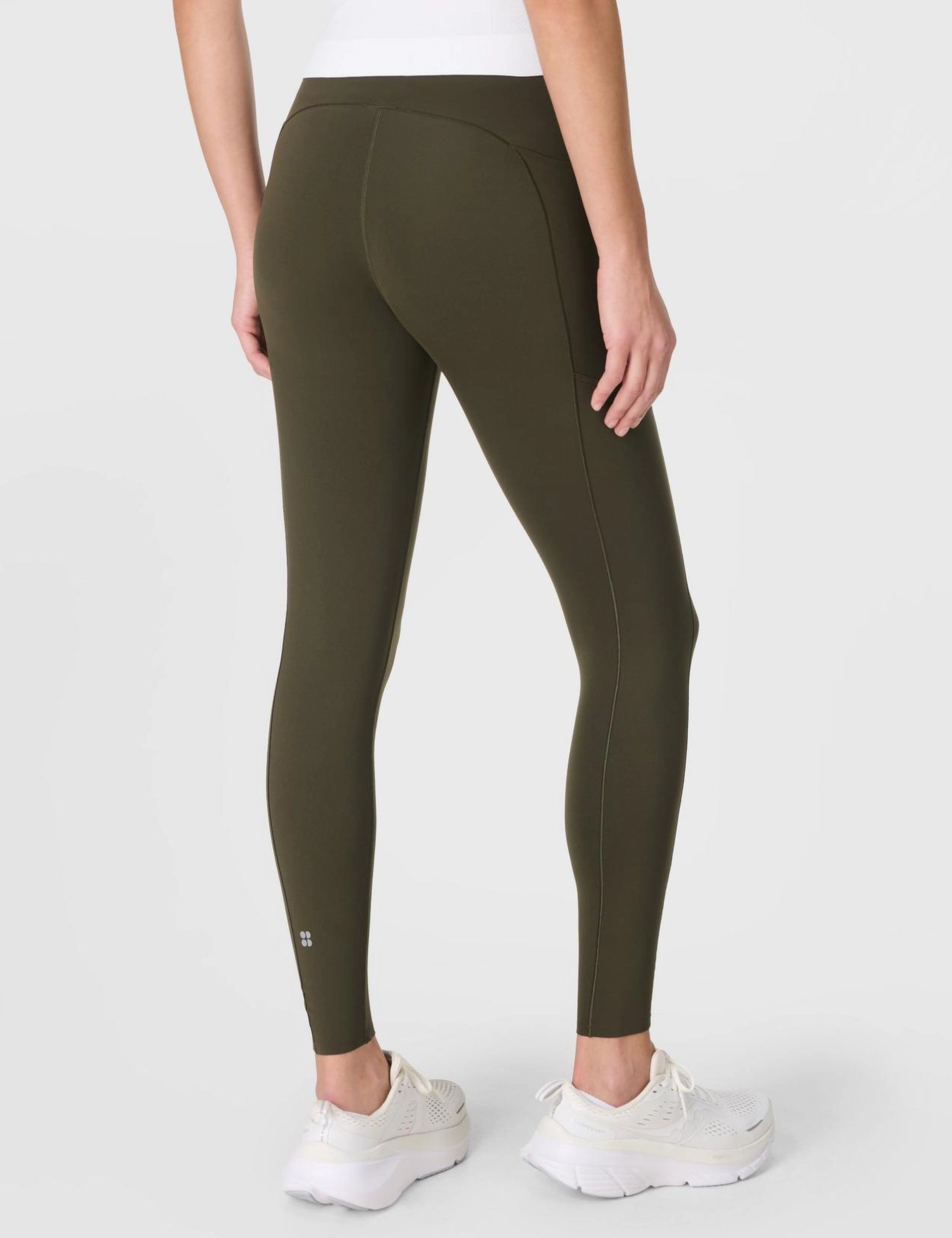 Power UltraSculpt High Waisted Gym Leggings - Nori Green Airport Travel Active Lifestyle