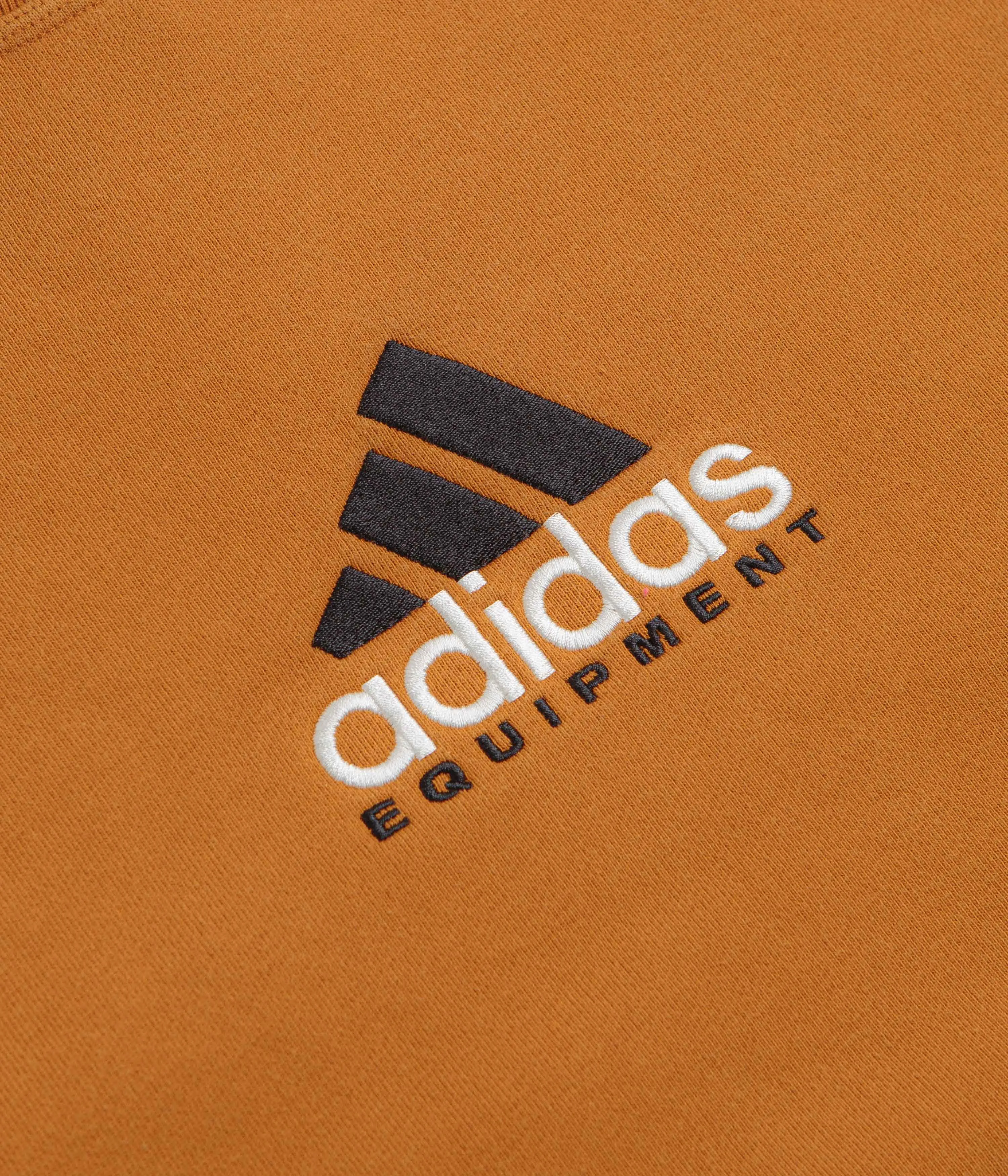 Adidas EQT Washed Crewneck Sweatshirt - Craft Ochre Metallic colors Festival Fashion