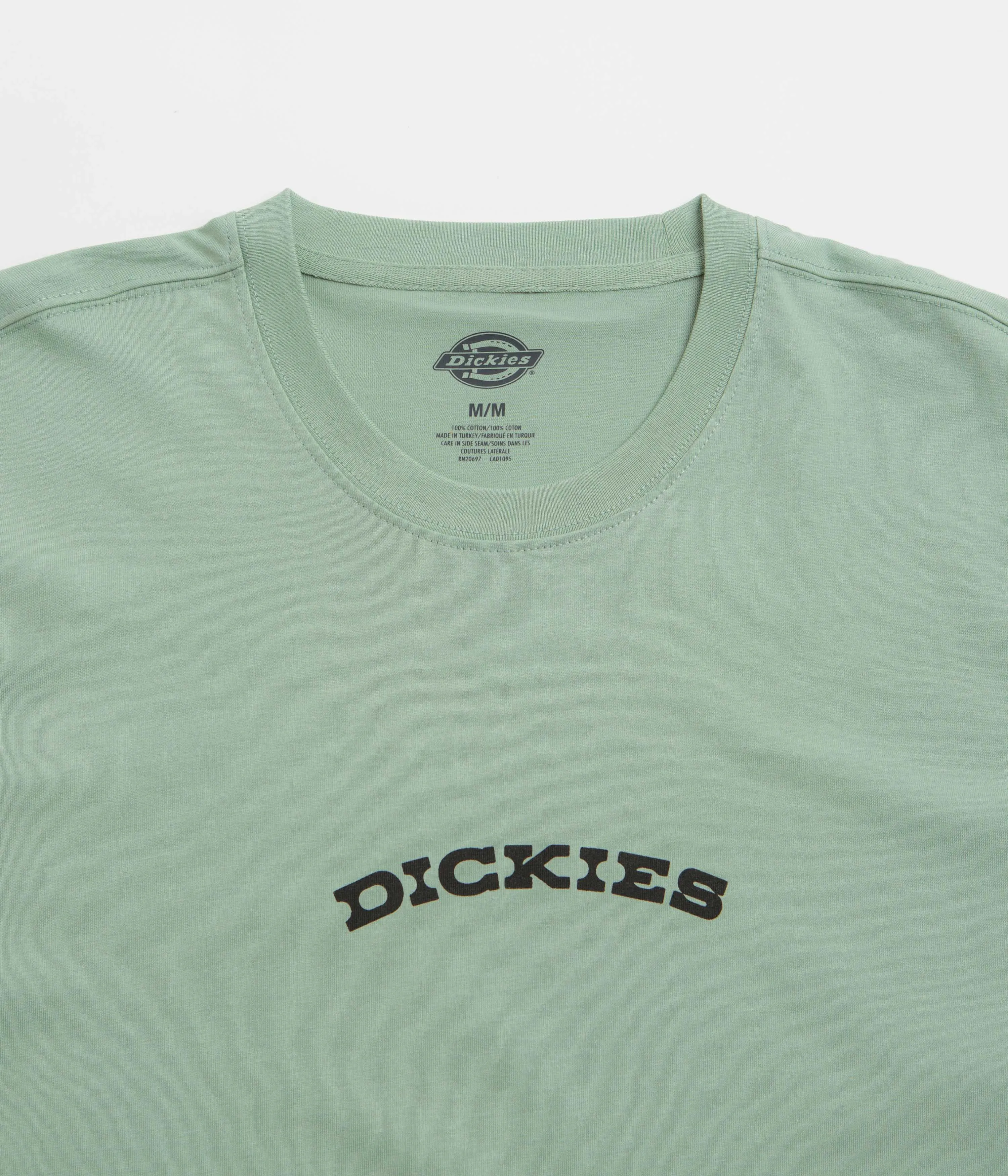 Dickies Dickies Outdoor T-Shirt - Iceberg Green Size large helicopter venue