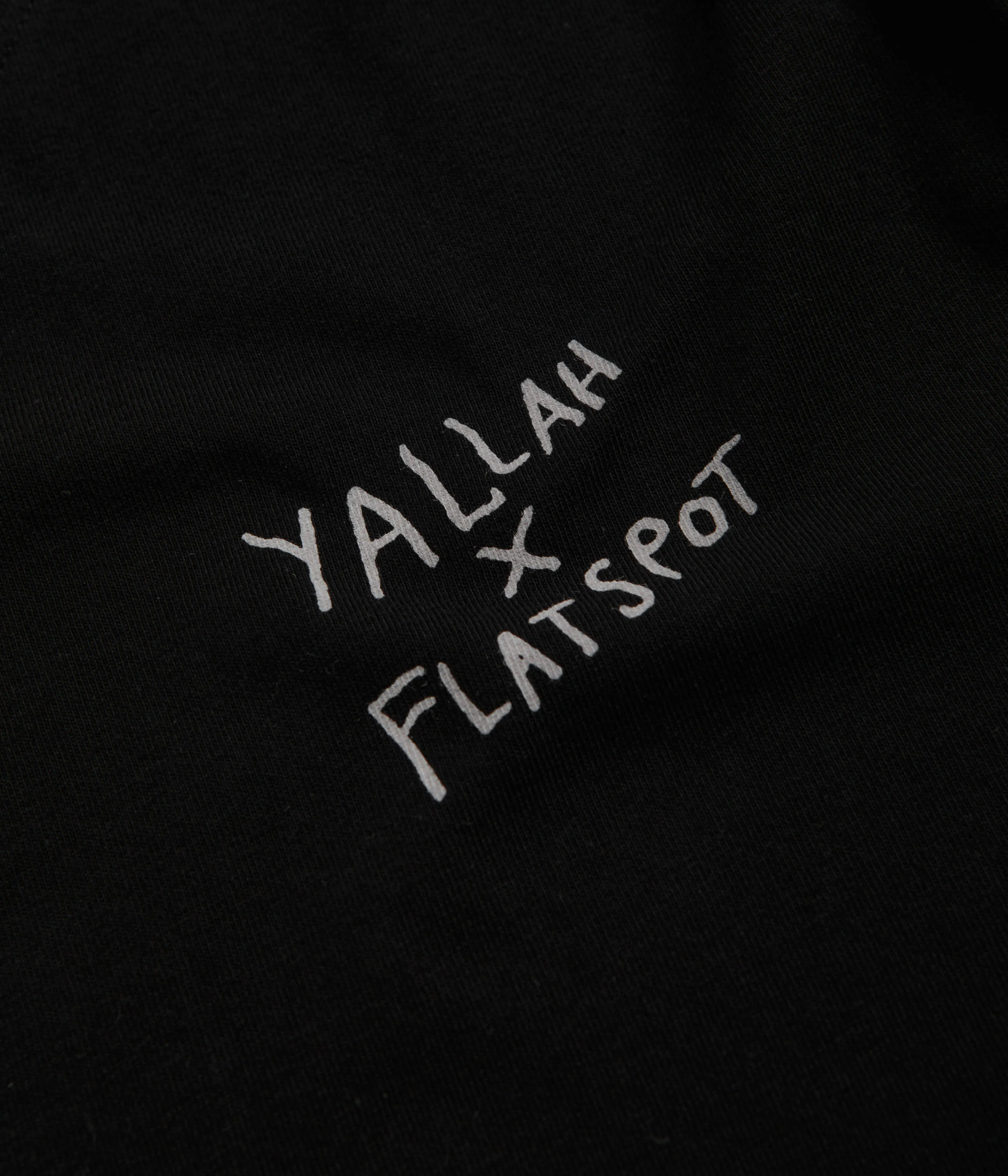 Budget Friendly Flare flatspot x Yallah T-Shirt - Black