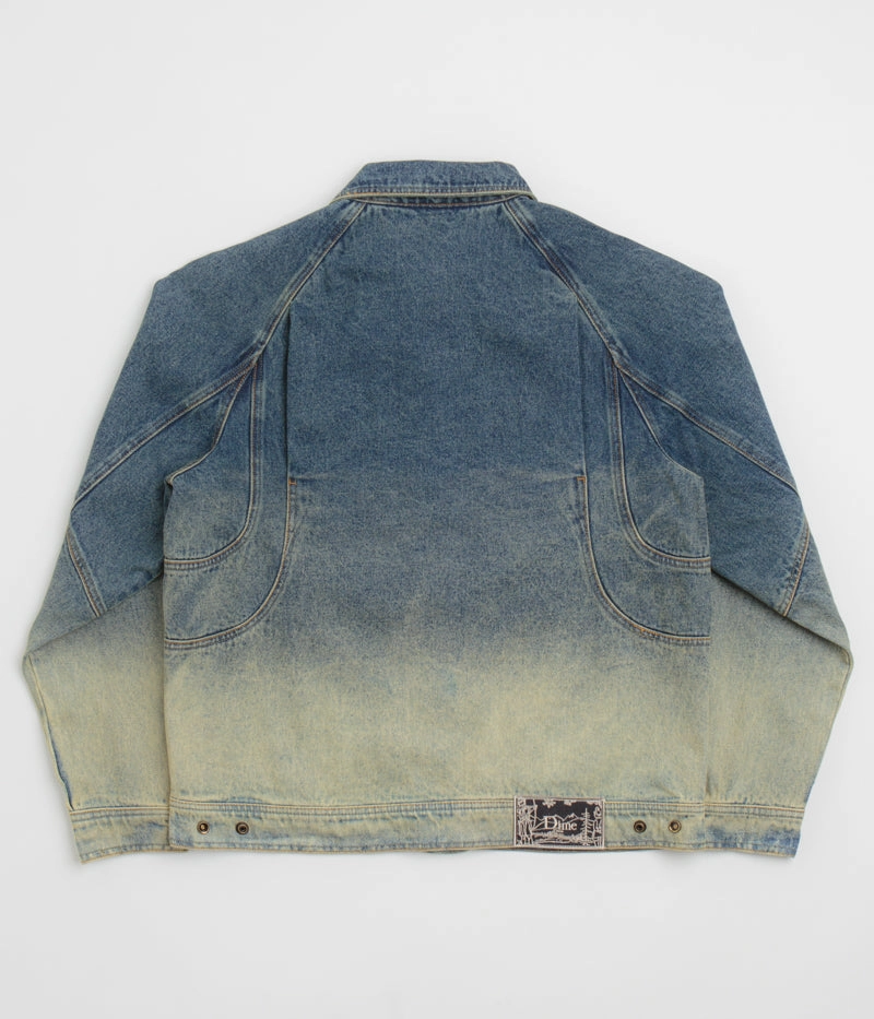 Dime Denim Jacket - Dipped Sandblasted Indigo Benchmark