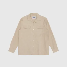 Wardrobe Essential LS CAMP COLLAR SHIRT