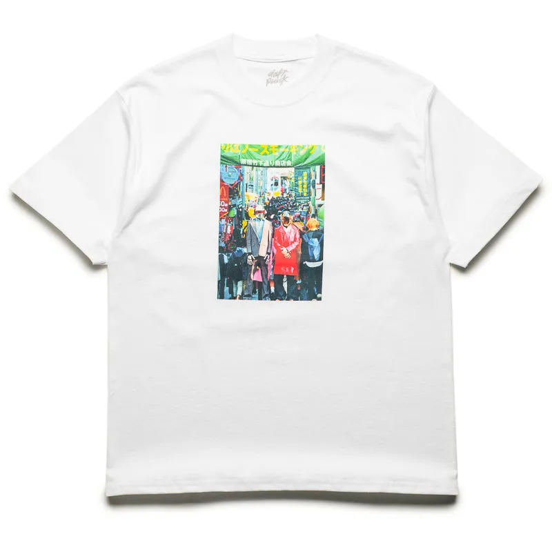 Pleasures Harajuku Tee - White Printed motif
