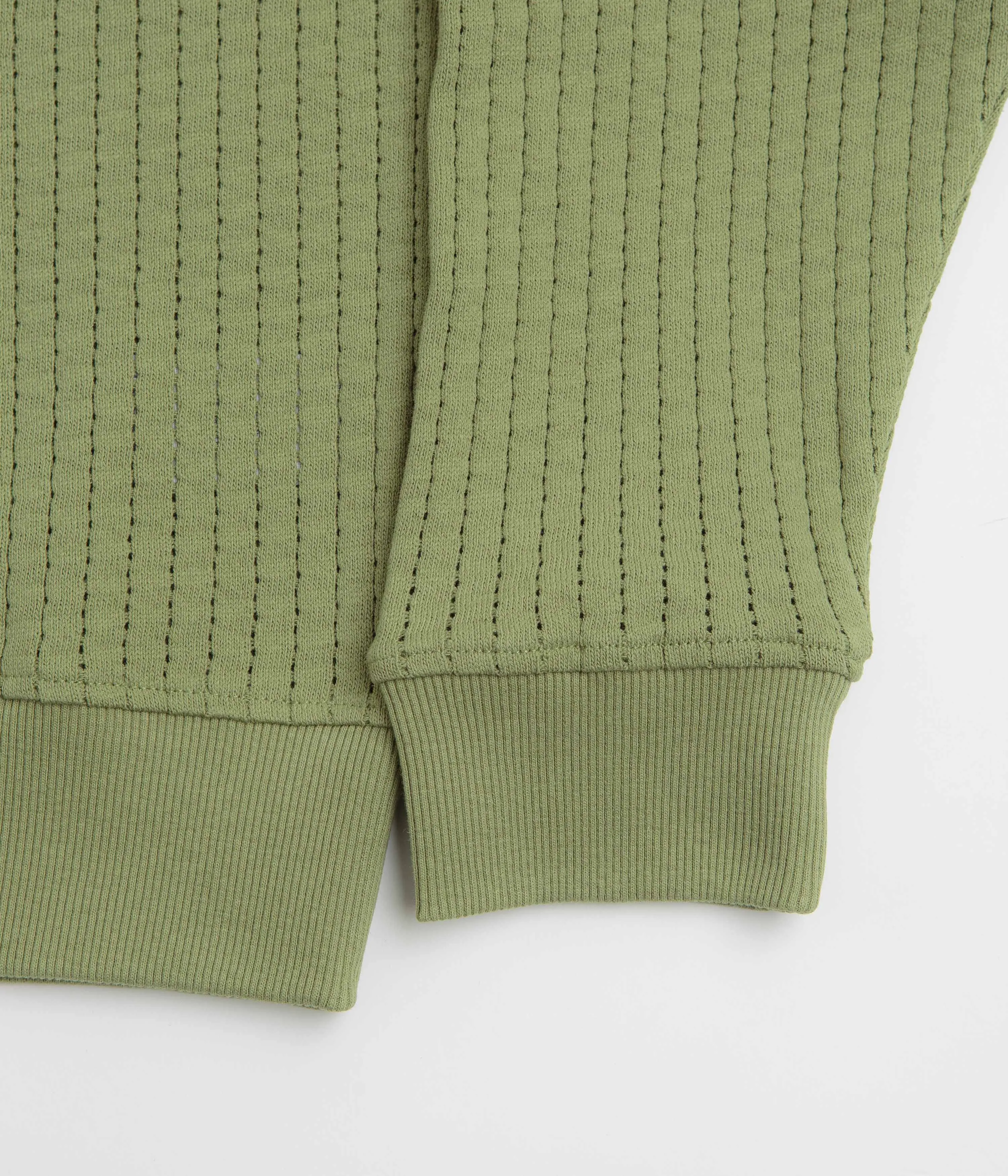 YMC Fauss Crewneck Sweatshirt - Green Lounge Wear product mesh lining breathability