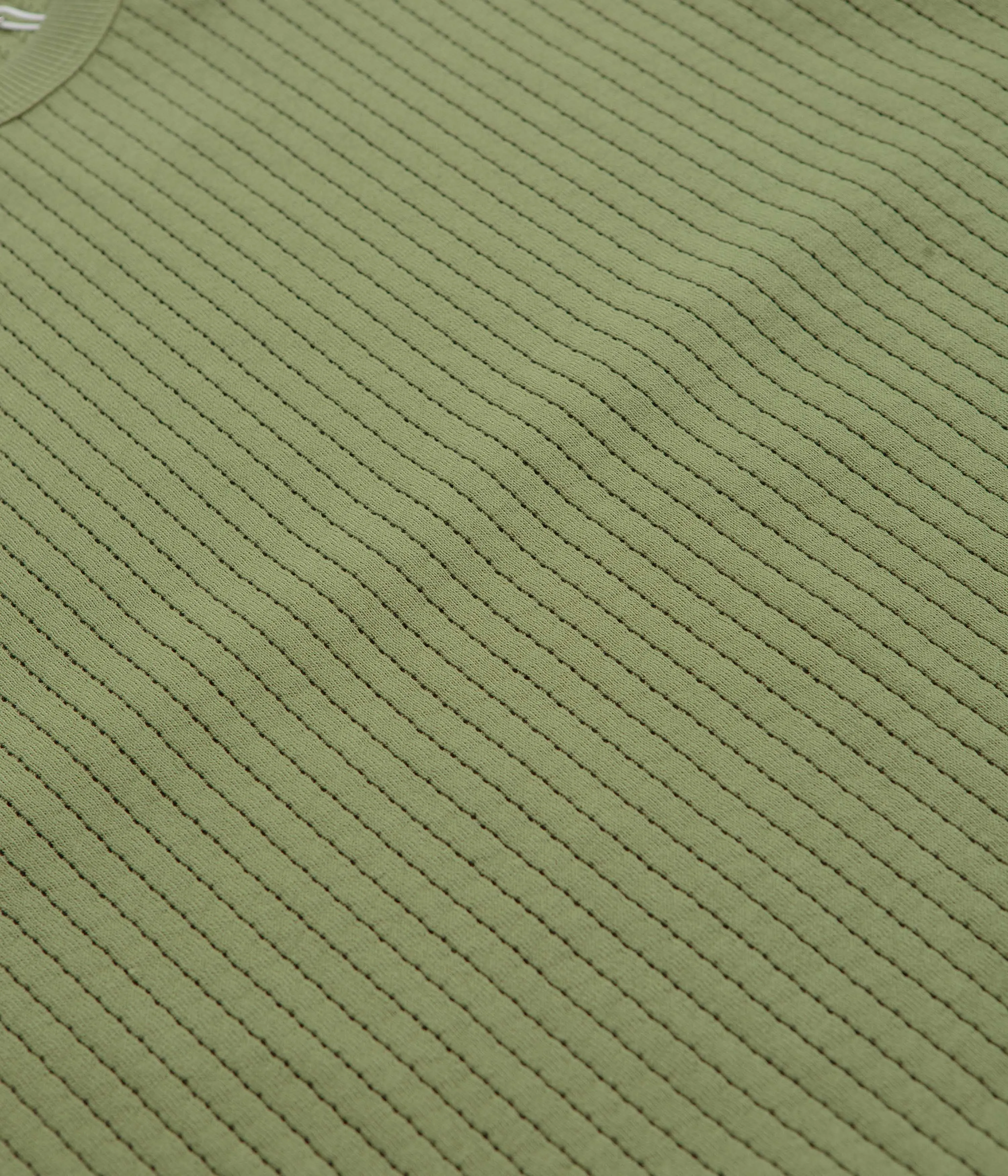 Long Sleeve YMC Fauss Crewneck Sweatshirt - Green