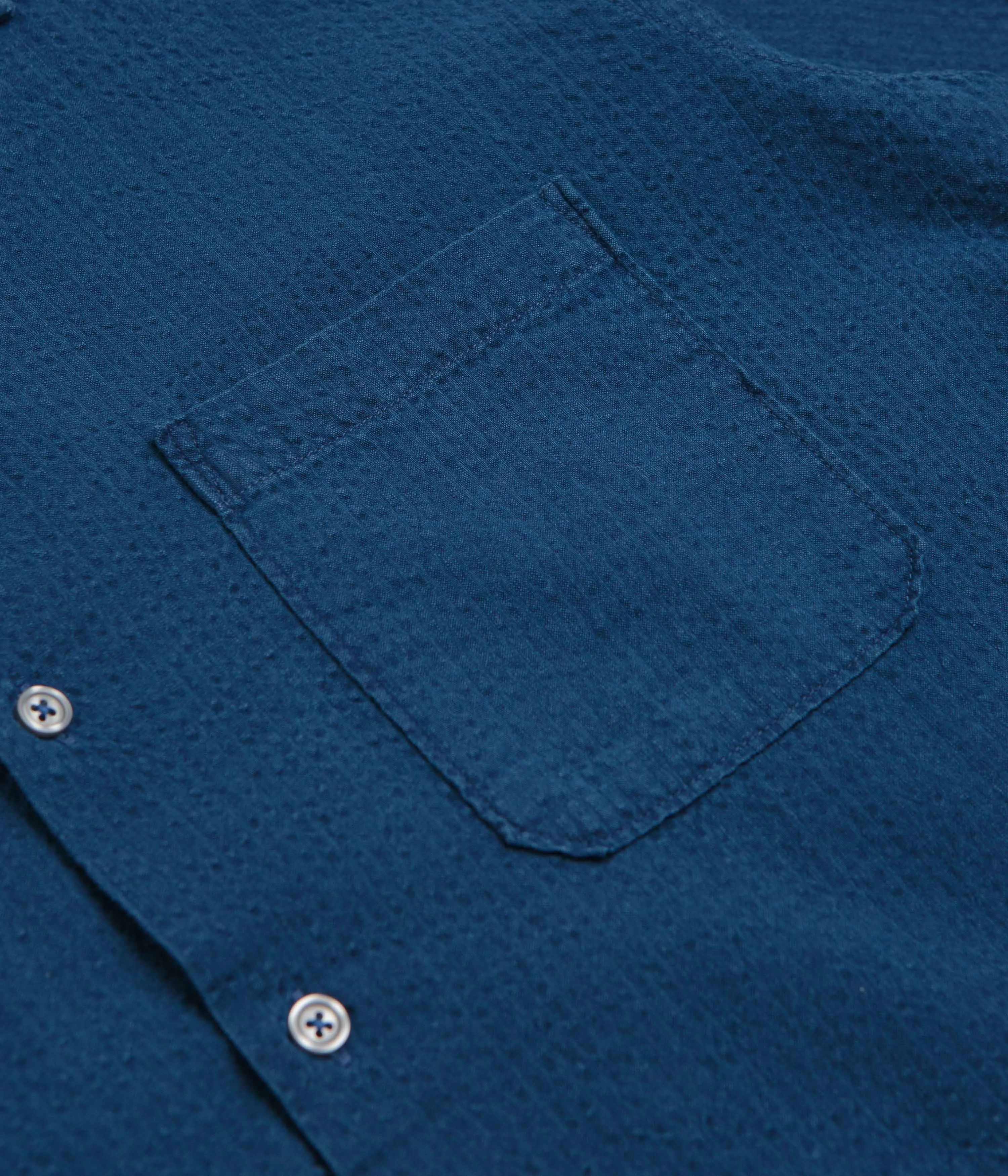 Lakeside Relaxation Mix-And-Match Universal Works Road Shirt - Washed Indigo