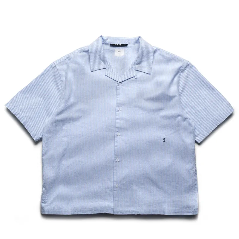 Ksubi Caring Diner Shirt - Tru Stripe Minimalist Design