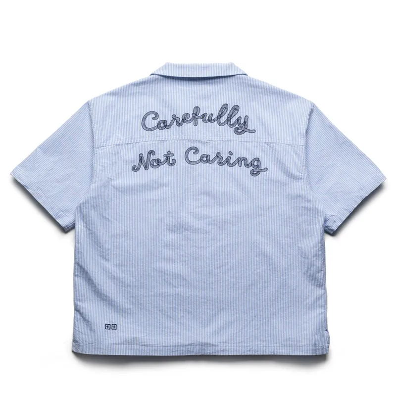 Ksubi Caring Diner Shirt - Tru Stripe All-Weather Ready Laser Cut Edge Detail