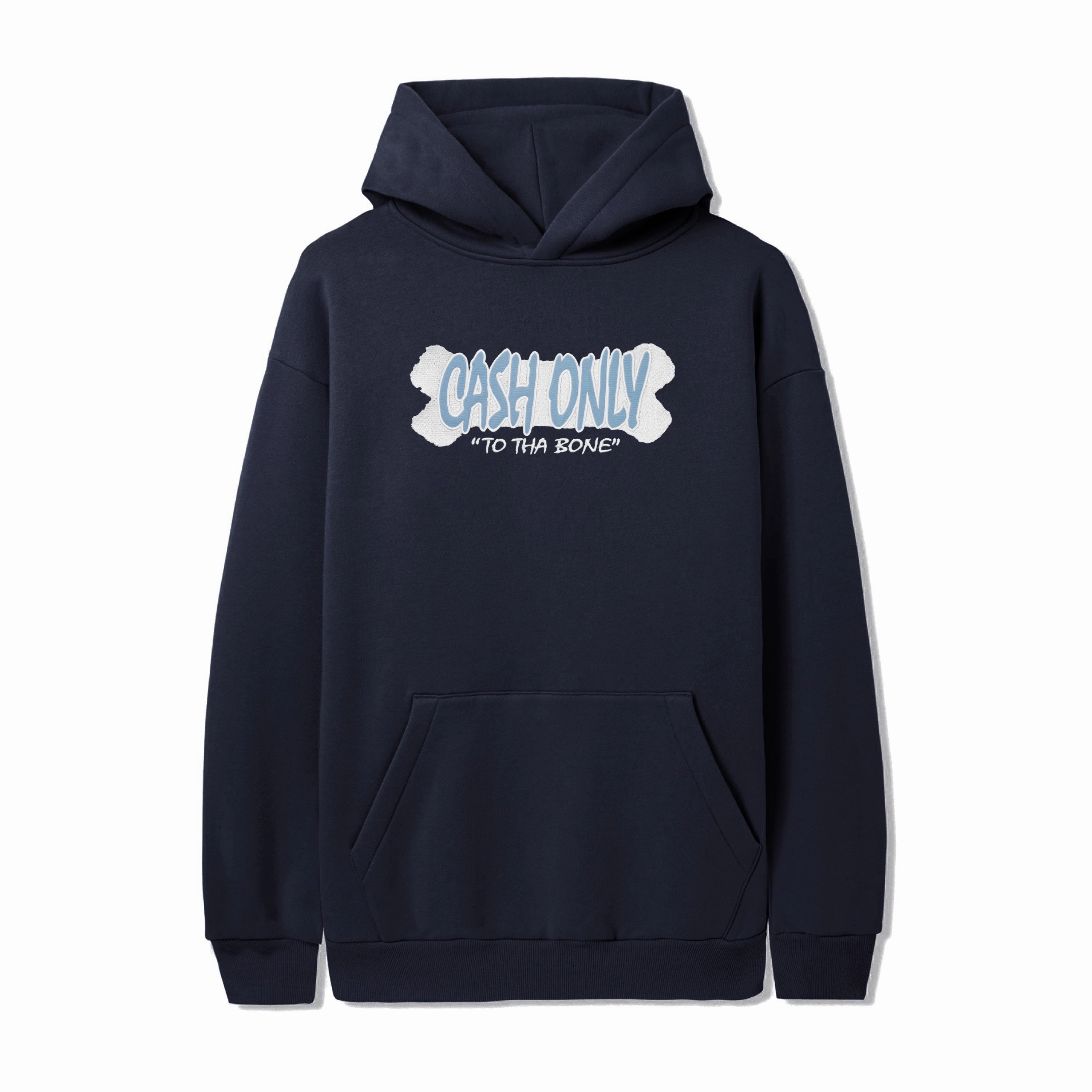 anti static coating Cash Only To Tha Bone Pullover Hood