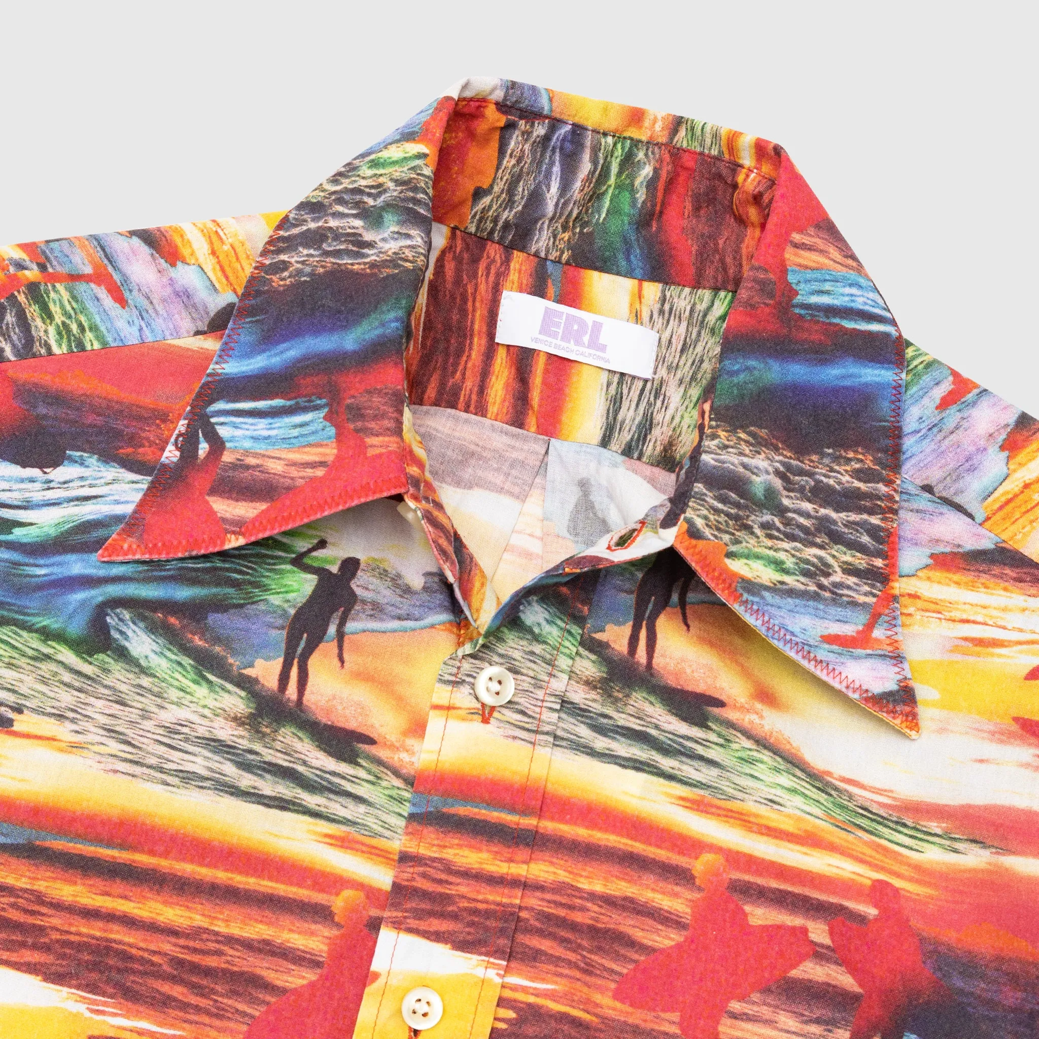 Hooded Option PRINTED WOVEN SHIRT