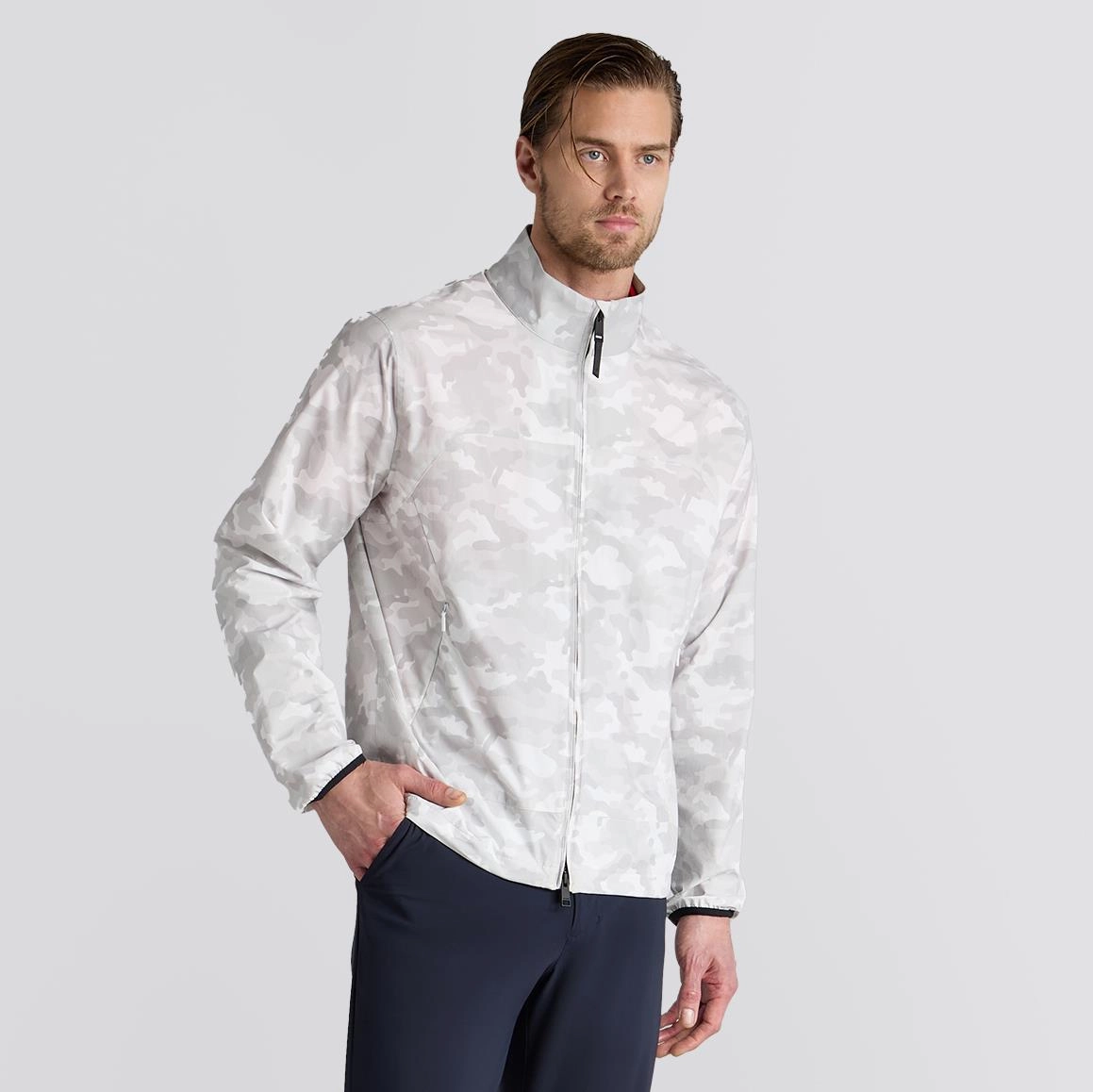 Meditation Urban Ease Shell Jacket Snow Camo