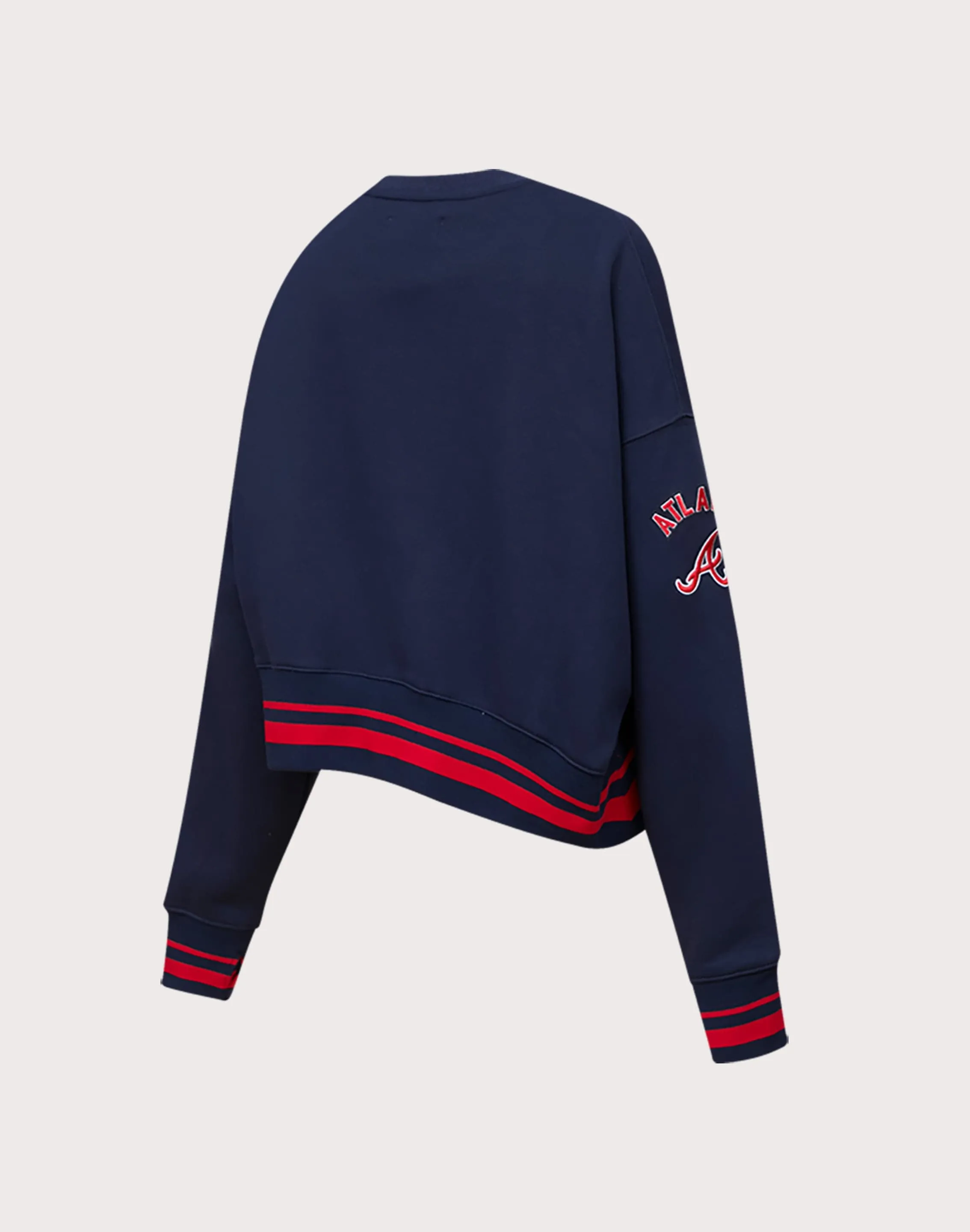 Legend Fit Party Guest Pro Standard MLB Atlanta Braves Mashup Rib Crewneck