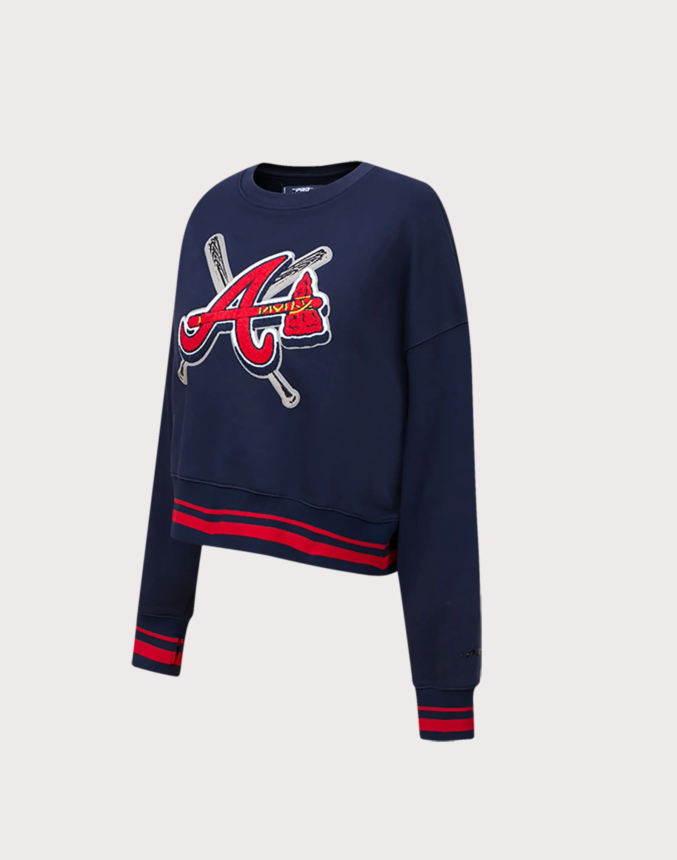 AI Style Pro Standard MLB Atlanta Braves Mashup Rib Crewneck