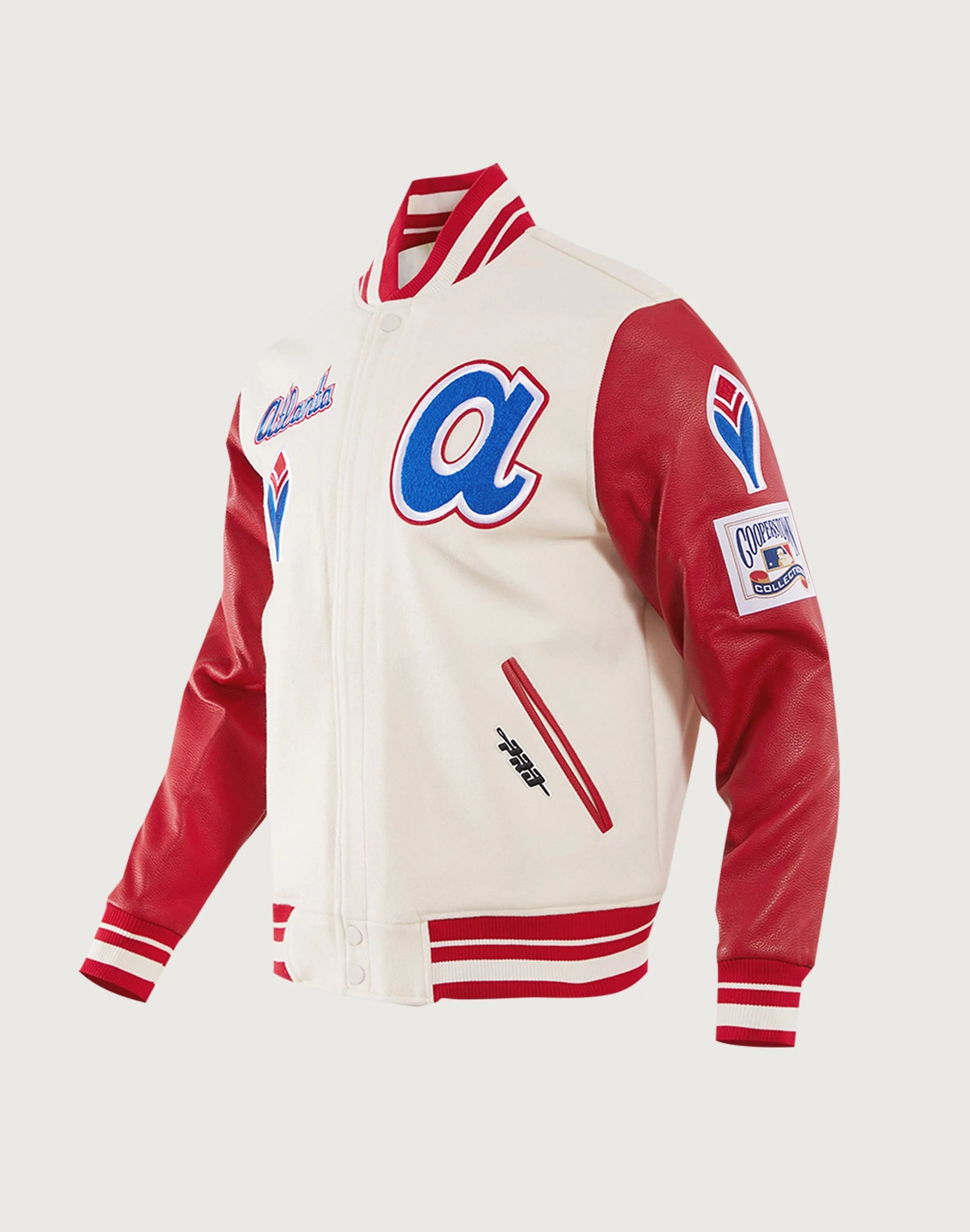 Princess Glow Pro Standard MLB Atlanta Braves Retro Classic Wool Varsity Jacket