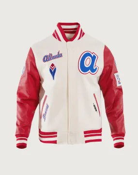 Pro Standard MLB Atlanta Braves Retro Classic Wool Varsity Jacket Energy Mood