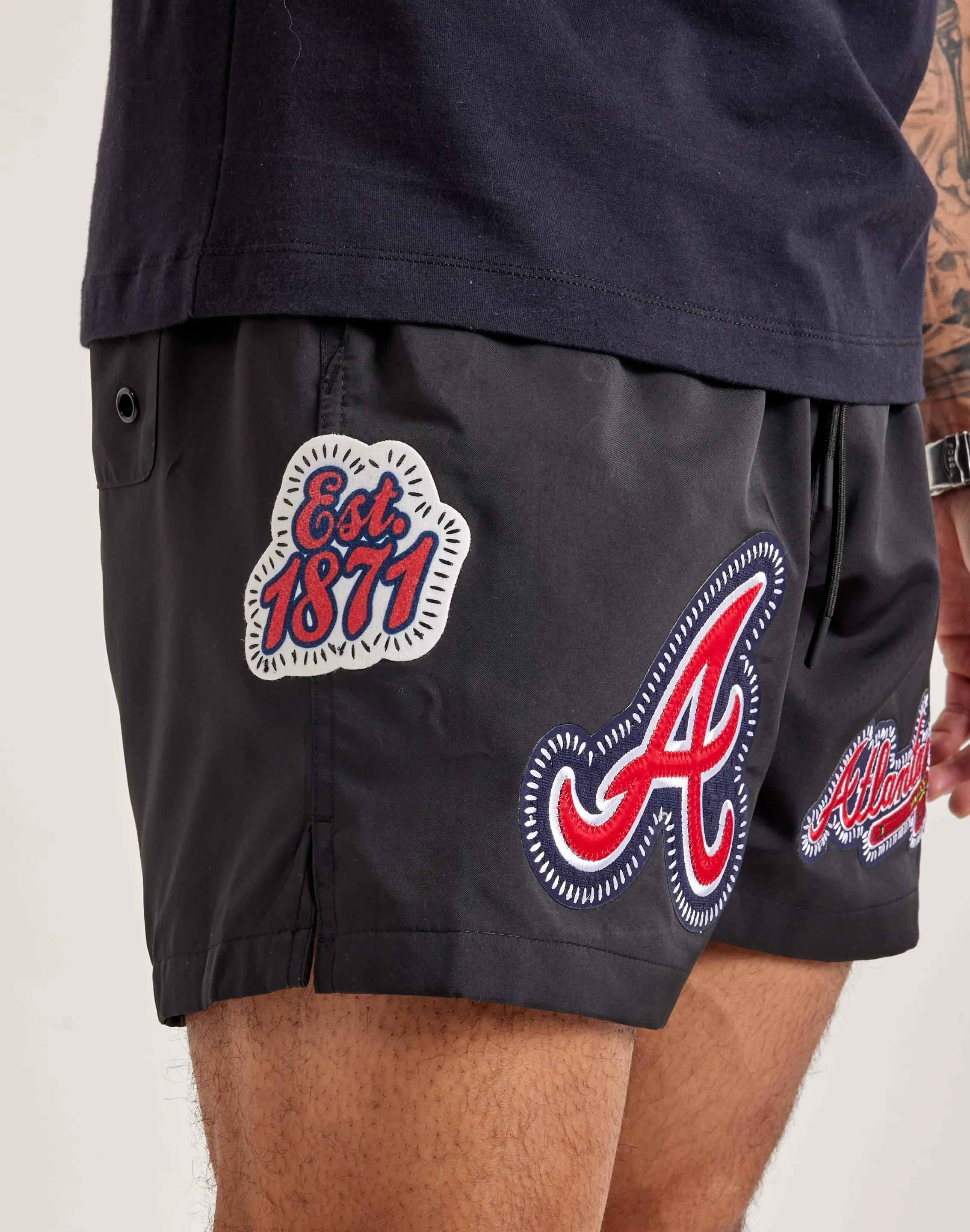 Pro Standard MLB Atlanta Braves Stitch Shorts FlexibleMaterial Romance Air