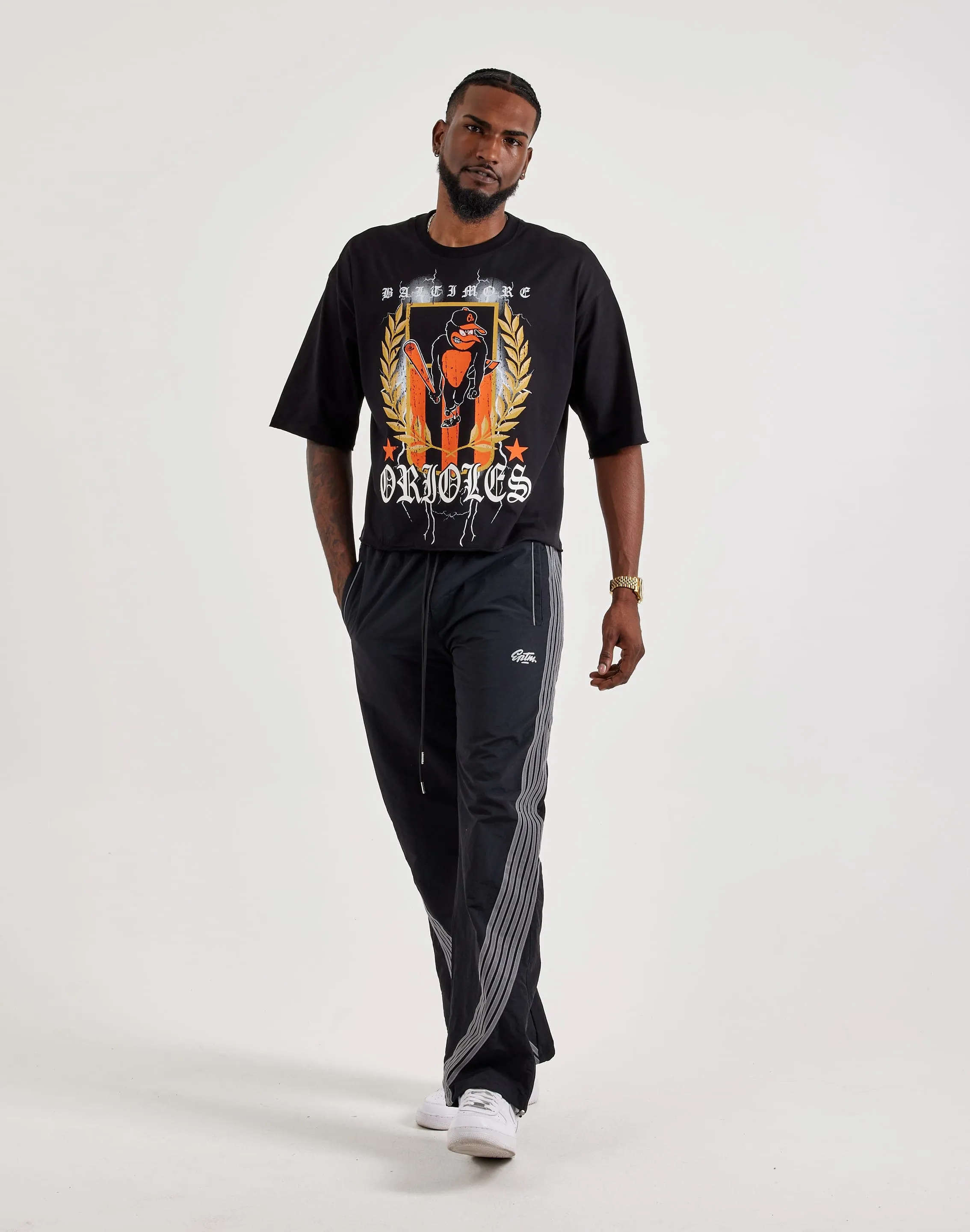 PreShrunkFabric Polish Tone Pro Standard MLB Baltimore Orioles Crest Tee