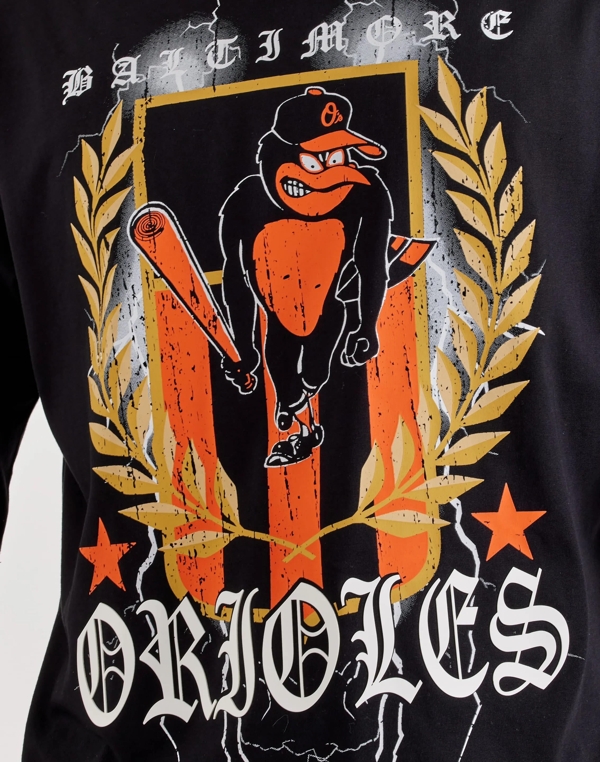Pro Standard MLB Baltimore Orioles Crest Tee Shoot Mood