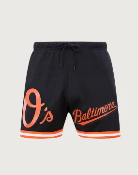 Pro Standard MLB Baltimore Orioles Logo Mesh Shorts Desk Style