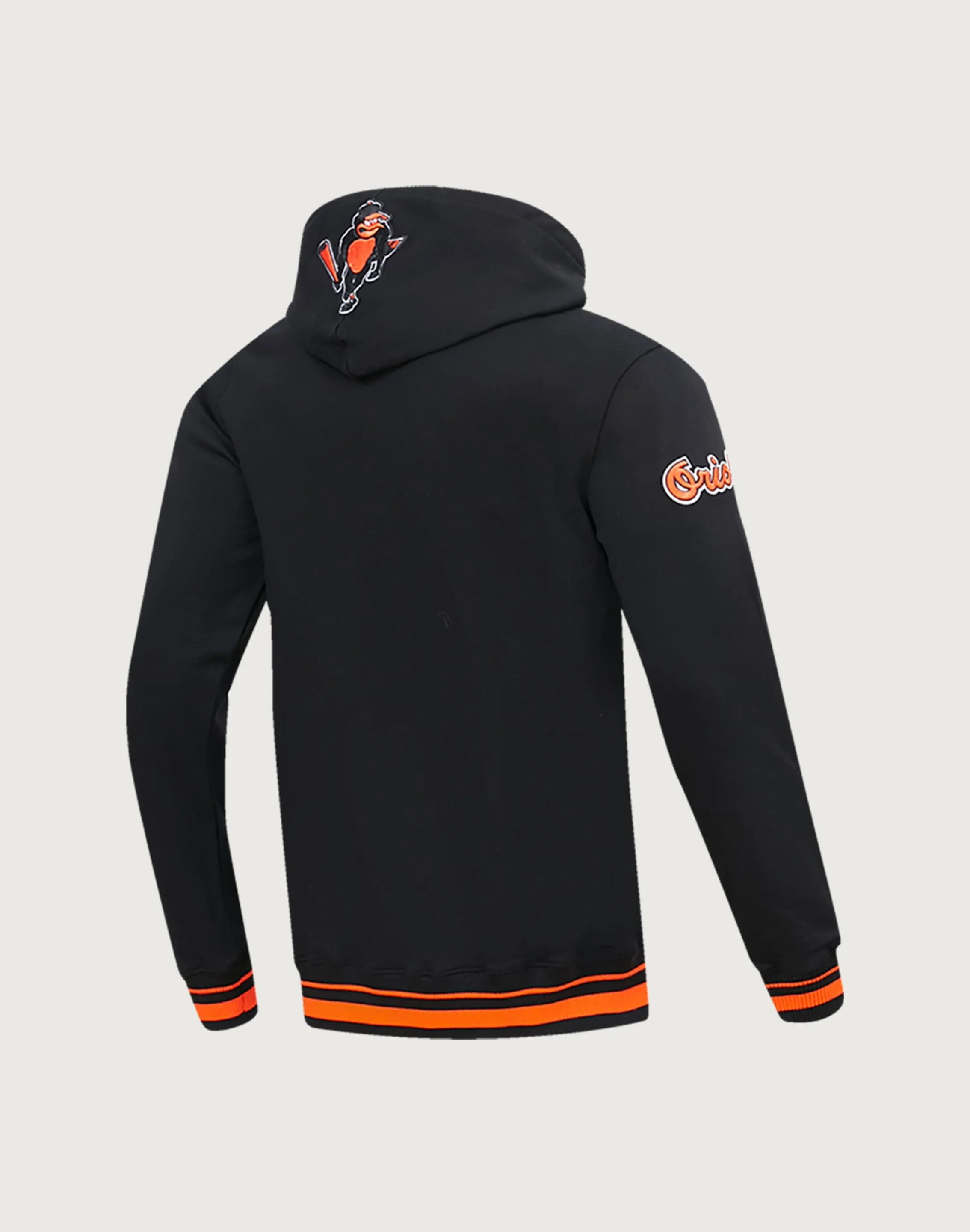 Pro Standard MLB Baltimore Orioles Retro Classic Hoodie Sprint Fit Breathable Lamination