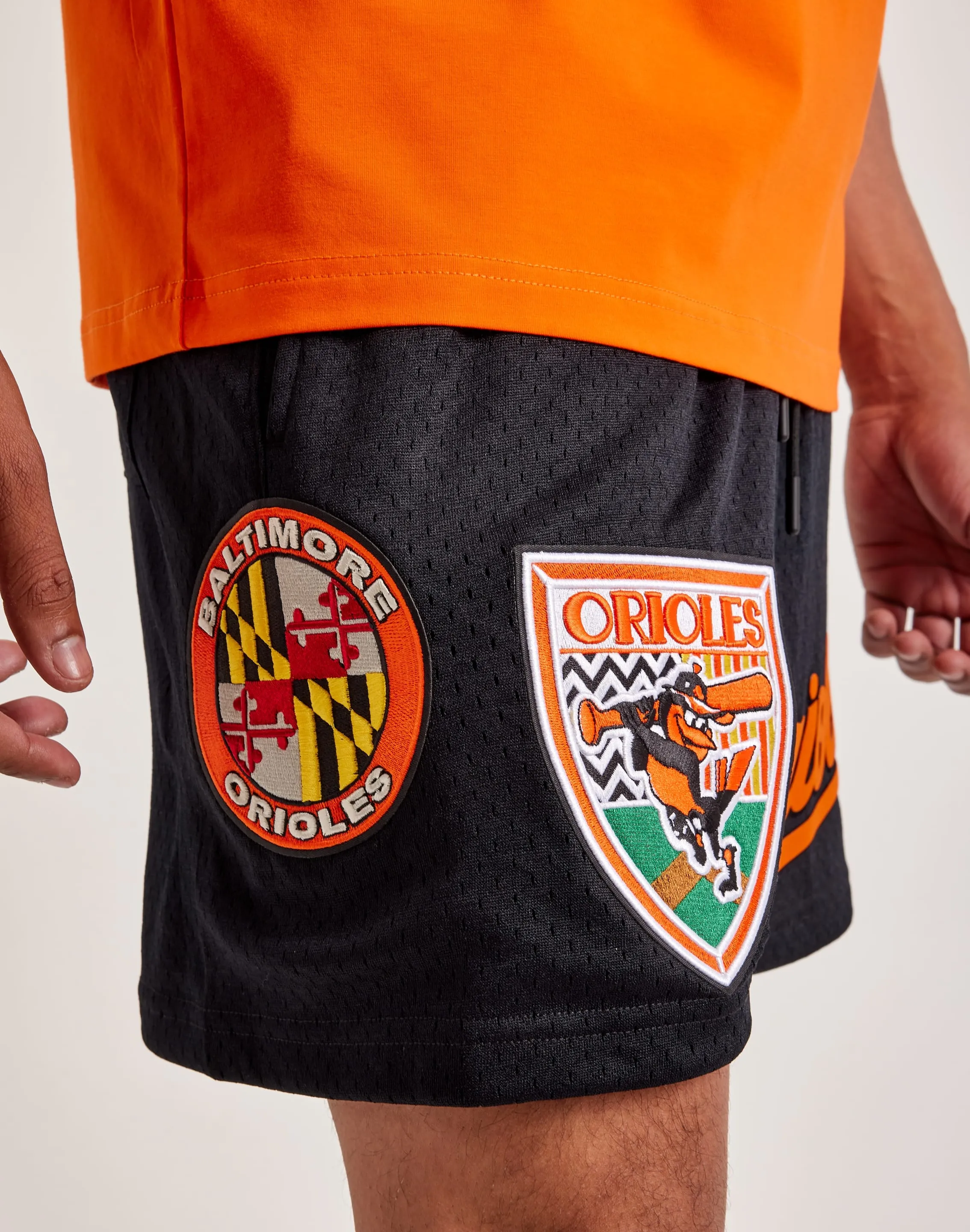 Reinforced Stress Points Fearless Mode Pro Standard MLB Baltimore Orioles Shorts
