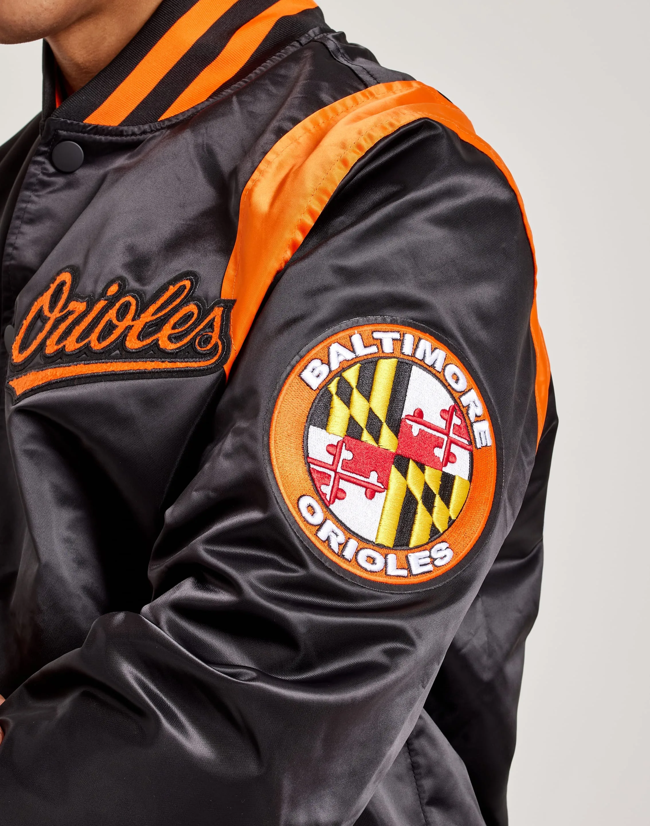Pro Standard MLB Baltimore Orioles Varsity Jacket SmoothInnerLining