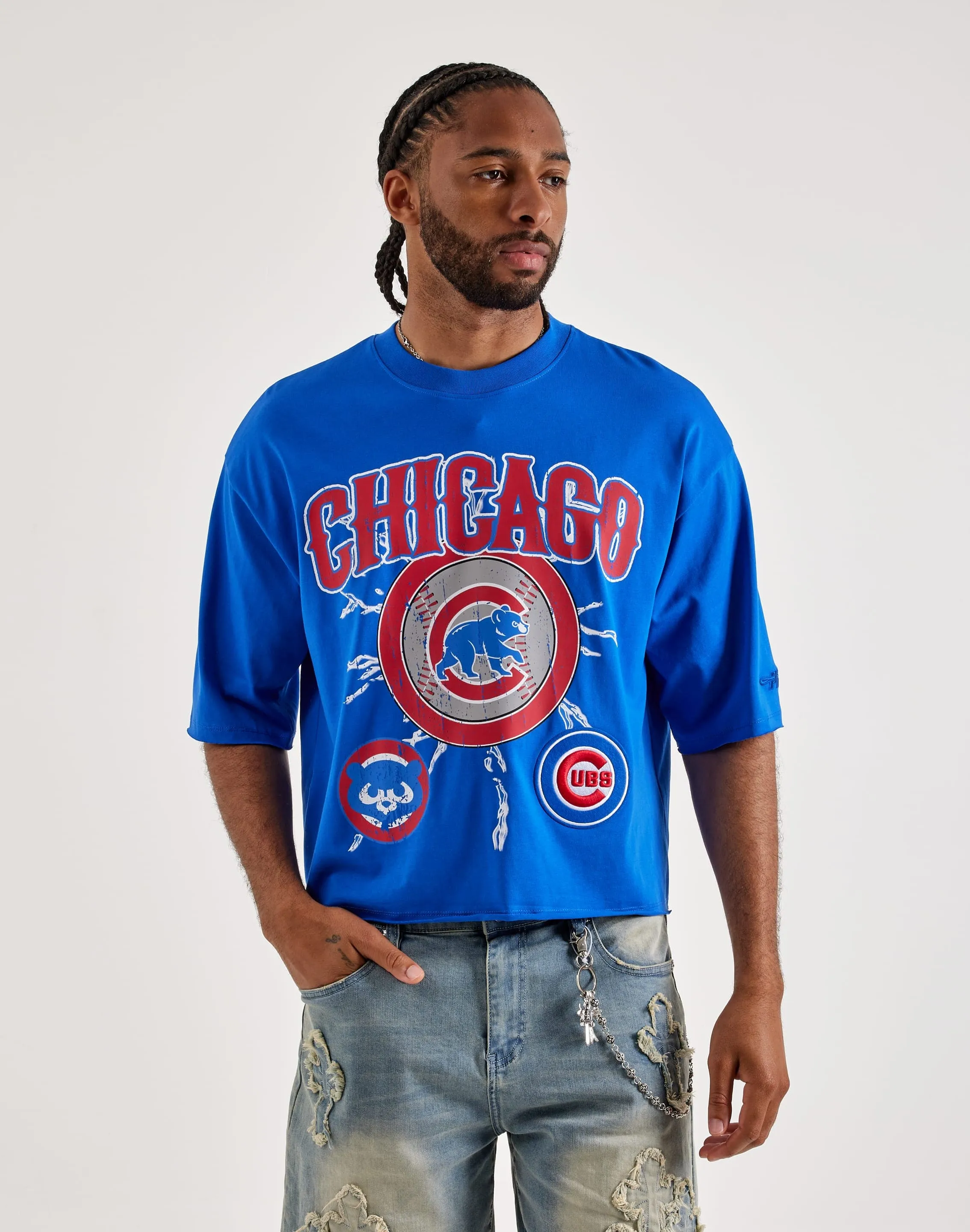 Group Mood Pro Standard MLB Chicago Cubs Shattered Tee