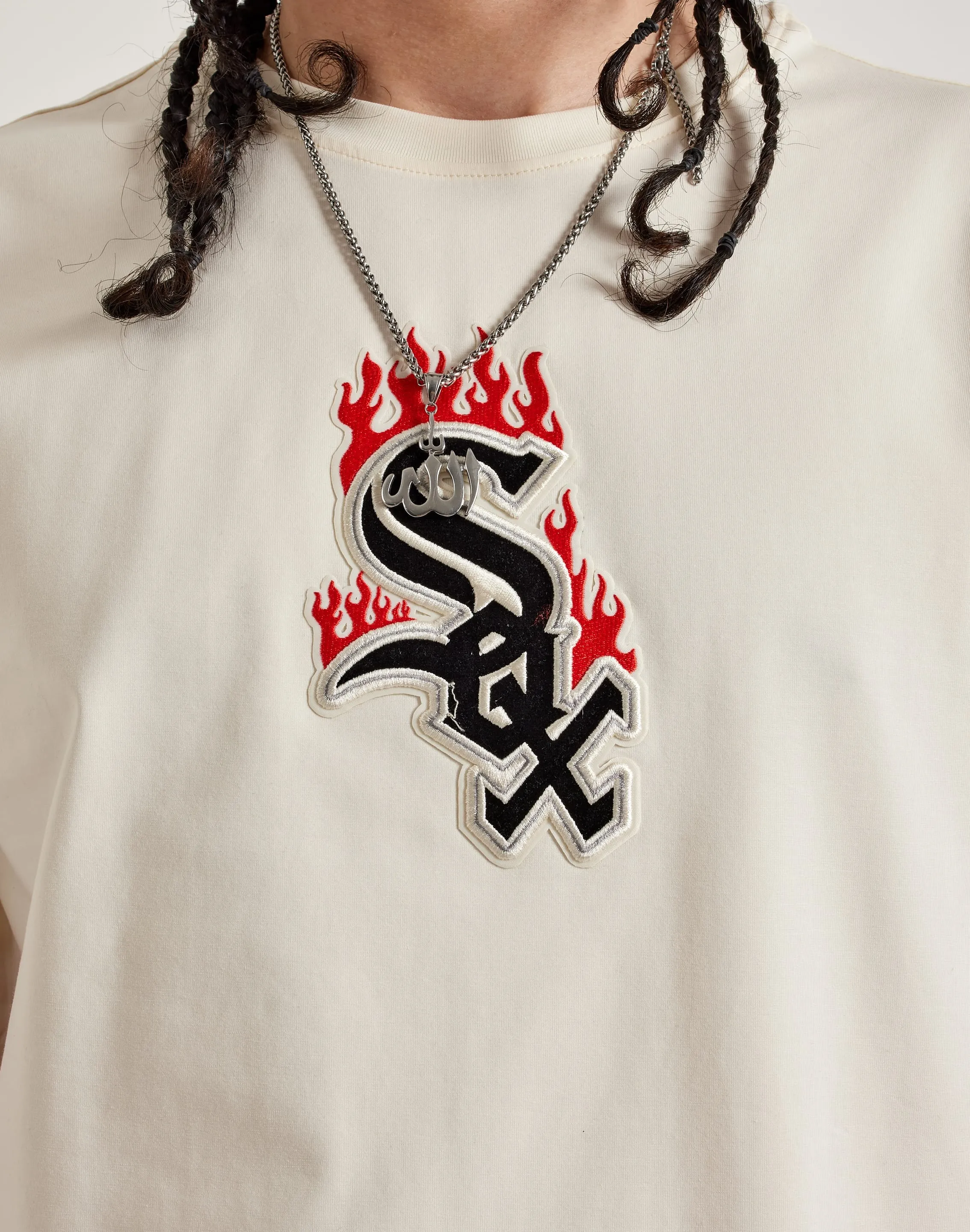 Pro Standard MLB Chicago White Sox Flame Tee Beauty Glow Dad Core