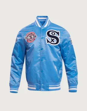 Pro Standard MLB Chicago White Sox Retro Classic Rib Satin Jacket Day Glow DoubleLayered
