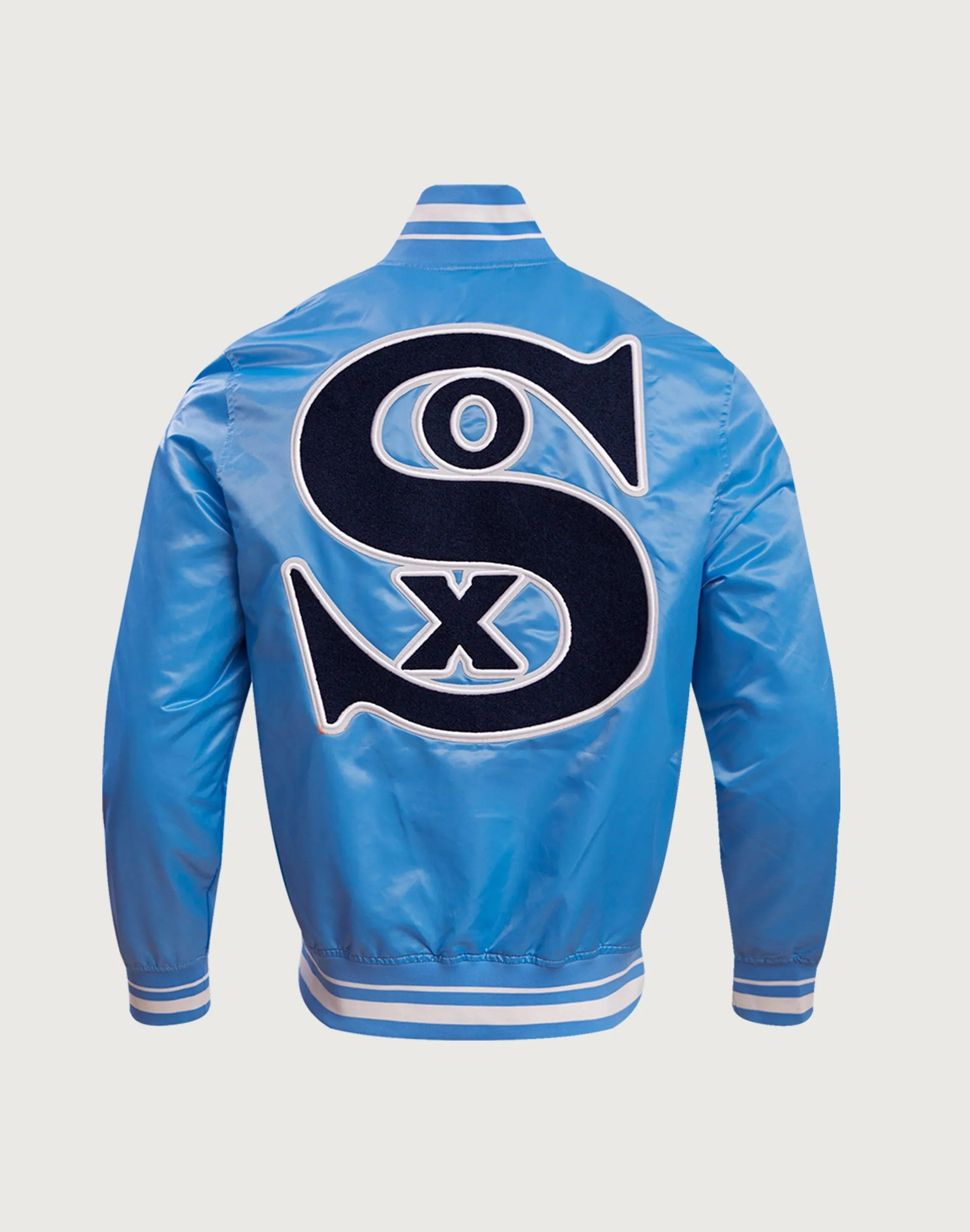 Spirit Core AntiBacterialTreatment Pro Standard MLB Chicago White Sox Retro Classic Rib Satin Jacket