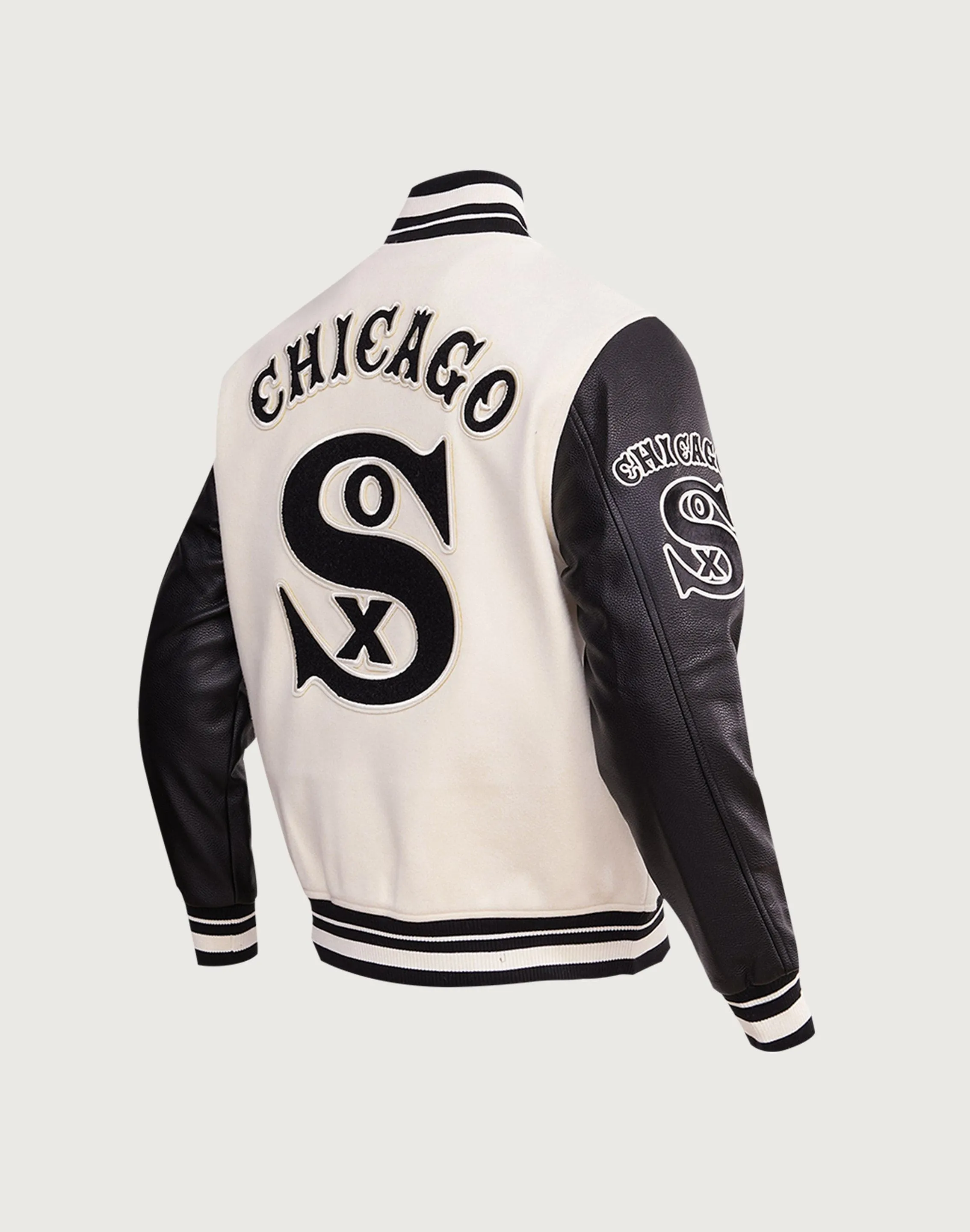 Self Love CompactPackaging Pro Standard MLB Chicago White Sox Retro Classic Rib Wool Varsity Jacket