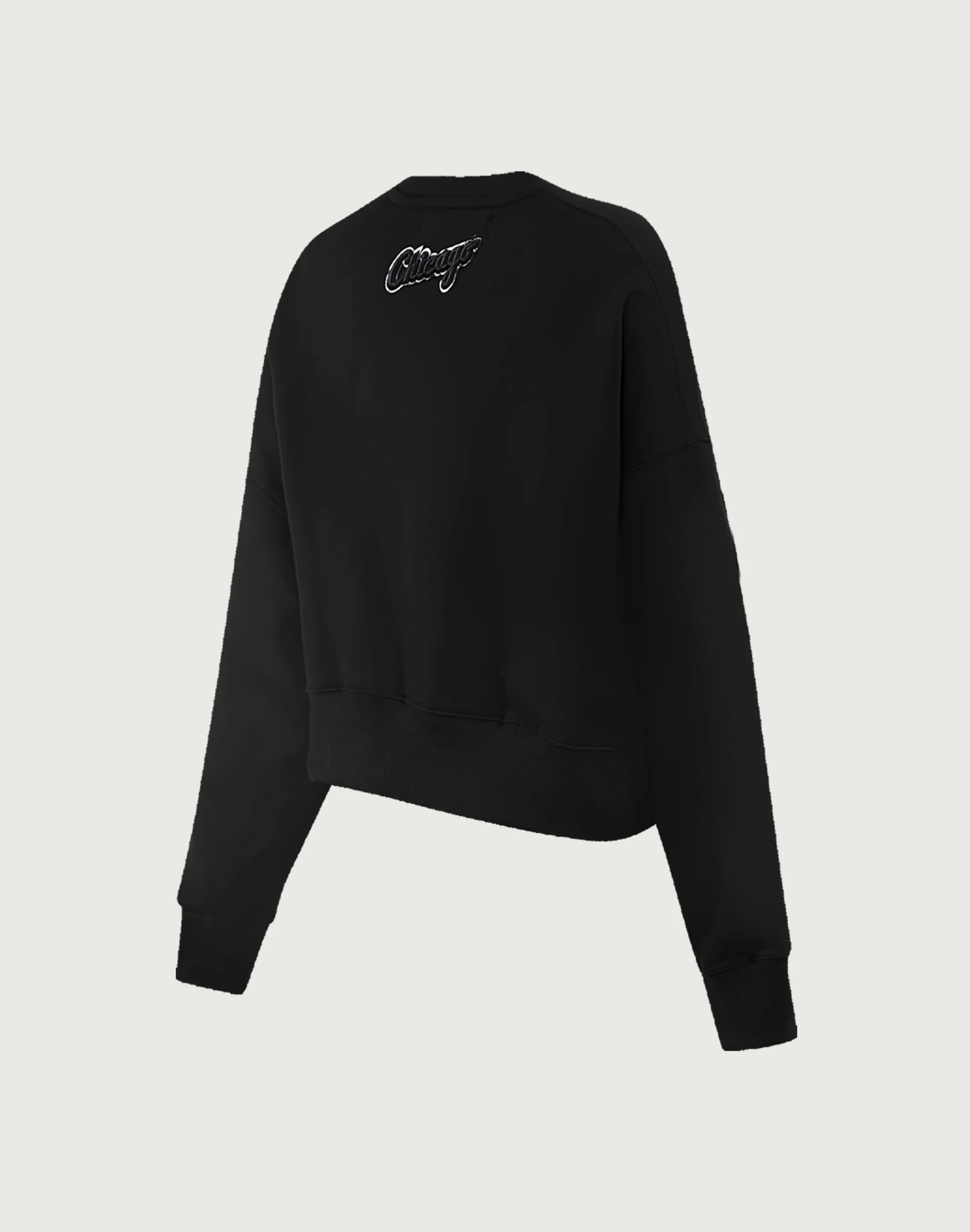 Cozy Wrap SeamFreeEngineering Pro Standard MLB Chicago White Sox Triple Black Crewneck