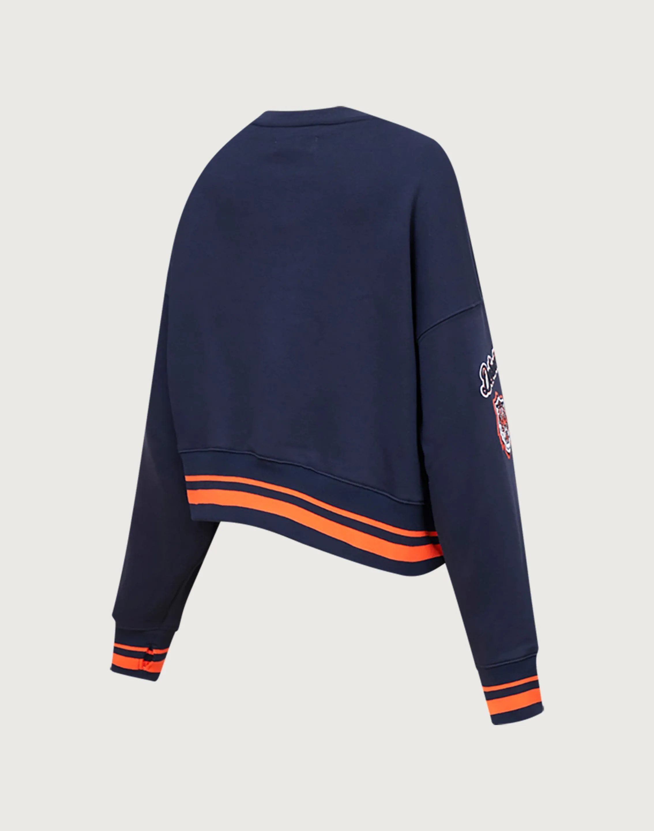 Pro Standard MLB Detroit Tigers Mashup Rib Crewneck NonIrritating Seams AntiBacterialTextile