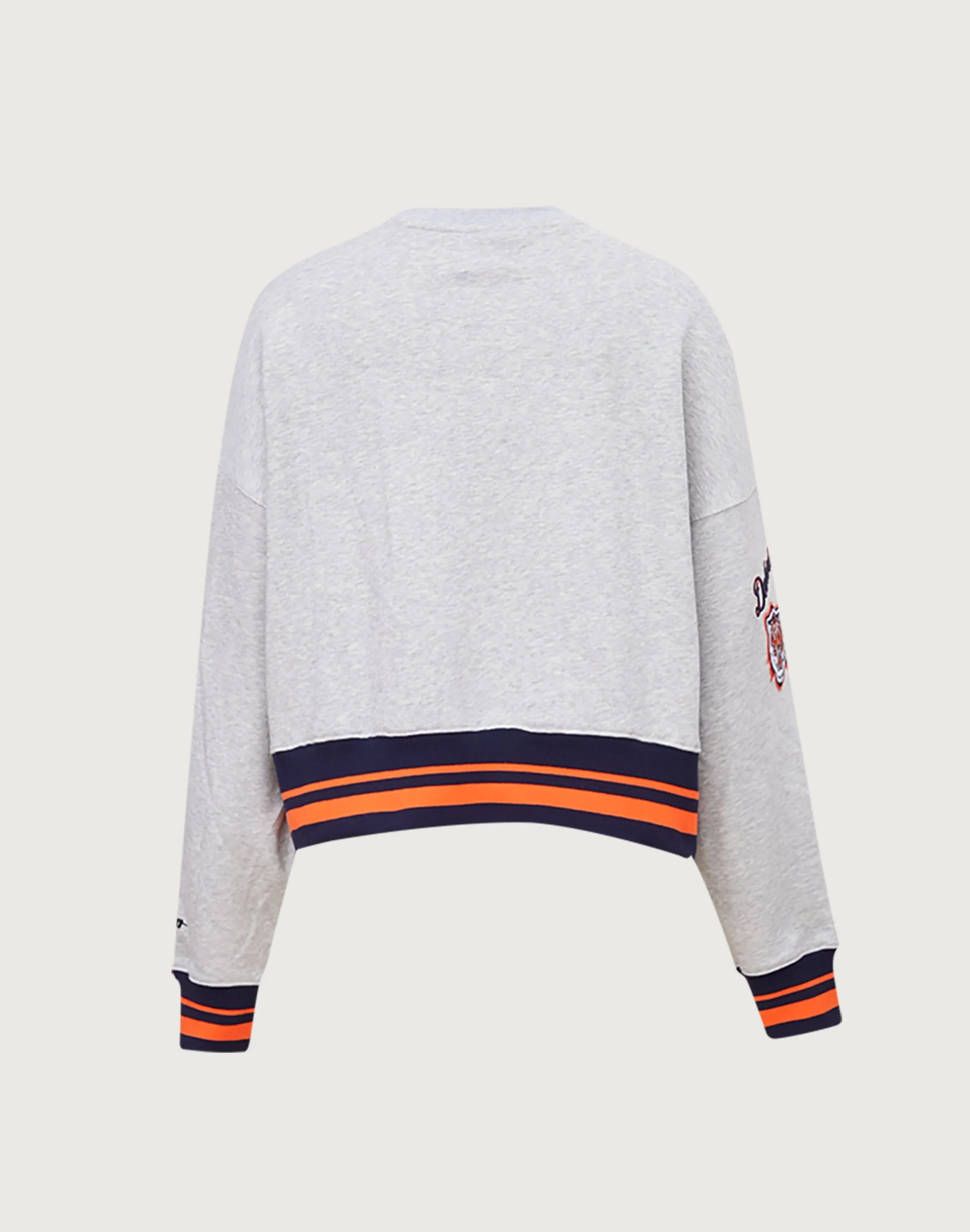 Pro Standard MLB Detroit Tigers Mashup Rib Crewneck EcoFriendlyTextile