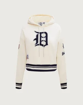 AbrasionResistantFabric Seamless transition Pro Standard MLB Detroit Tigers Retro Classic Rib Cropped Hoodie